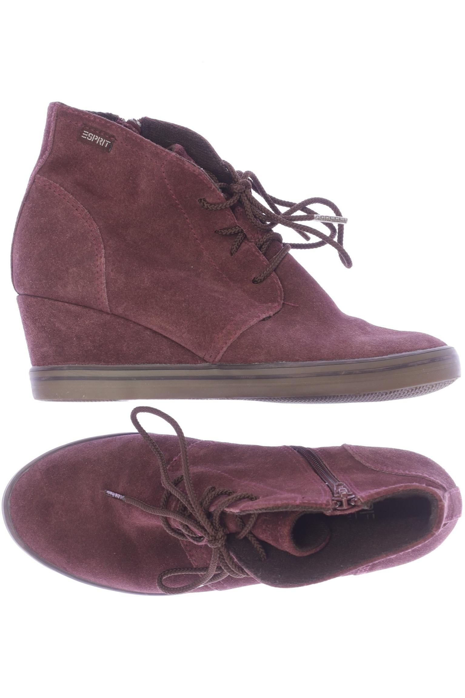 

Esprit Damen Stiefelette, bordeaux, Gr. 39