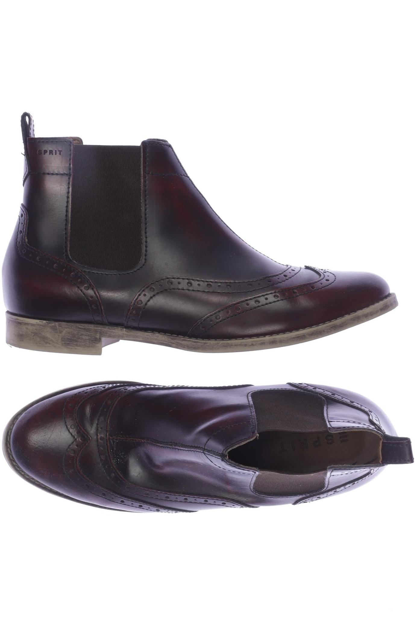 

Esprit Damen Stiefelette, bordeaux, Gr. 40
