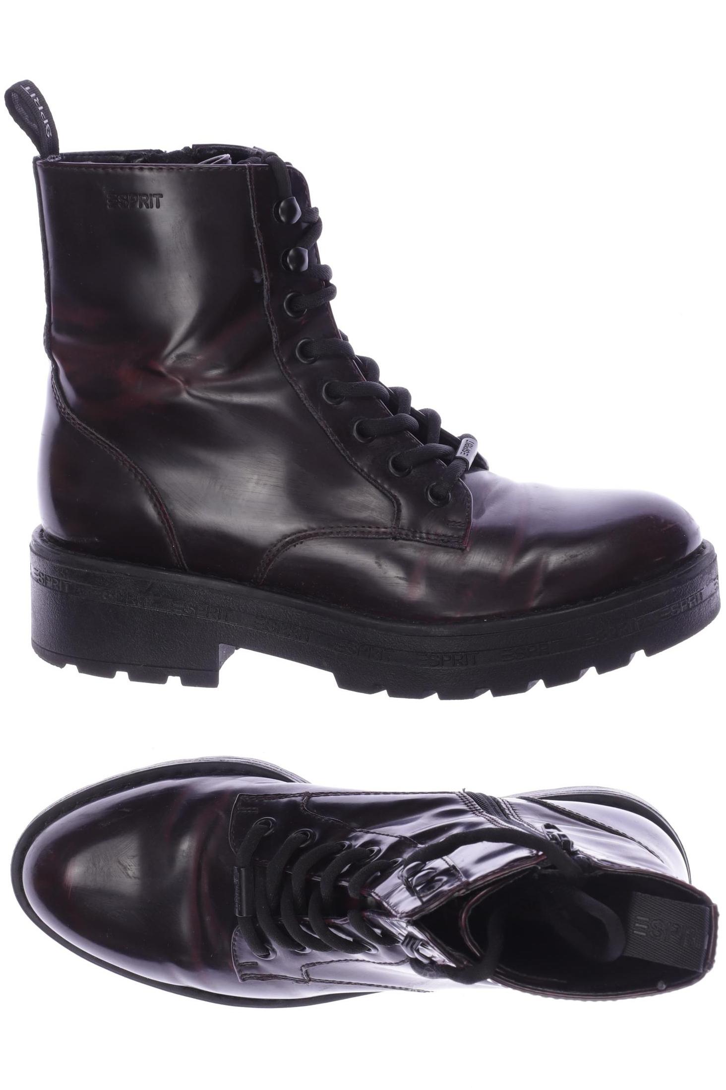

Esprit Damen Stiefelette, bordeaux, Gr. 38