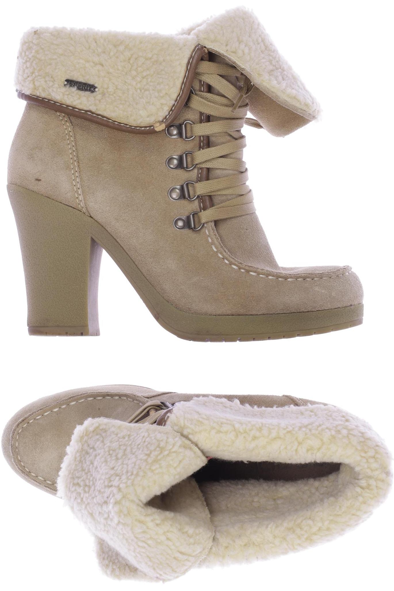 

Esprit Damen Stiefelette, beige, Gr. 39