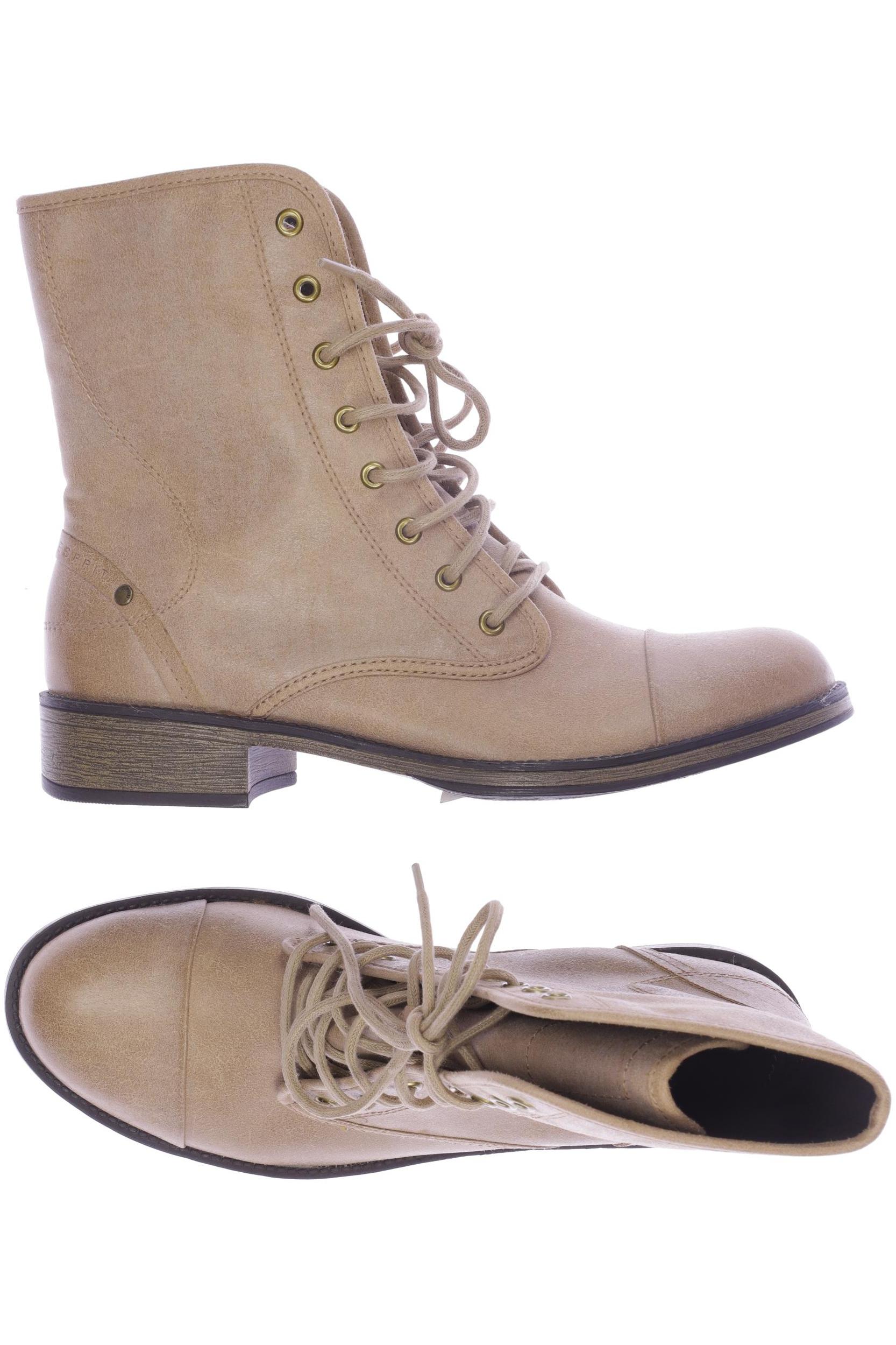 

Esprit Damen Stiefelette, beige, Gr. 40
