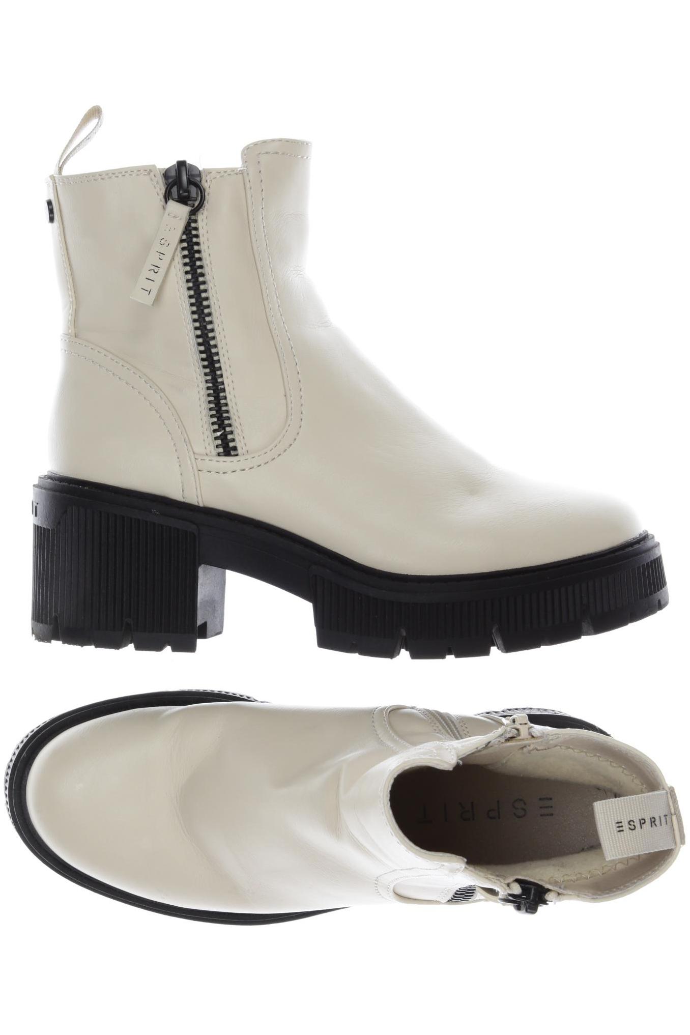 

Esprit Damen Stiefelette, cremeweiß, Gr. 38
