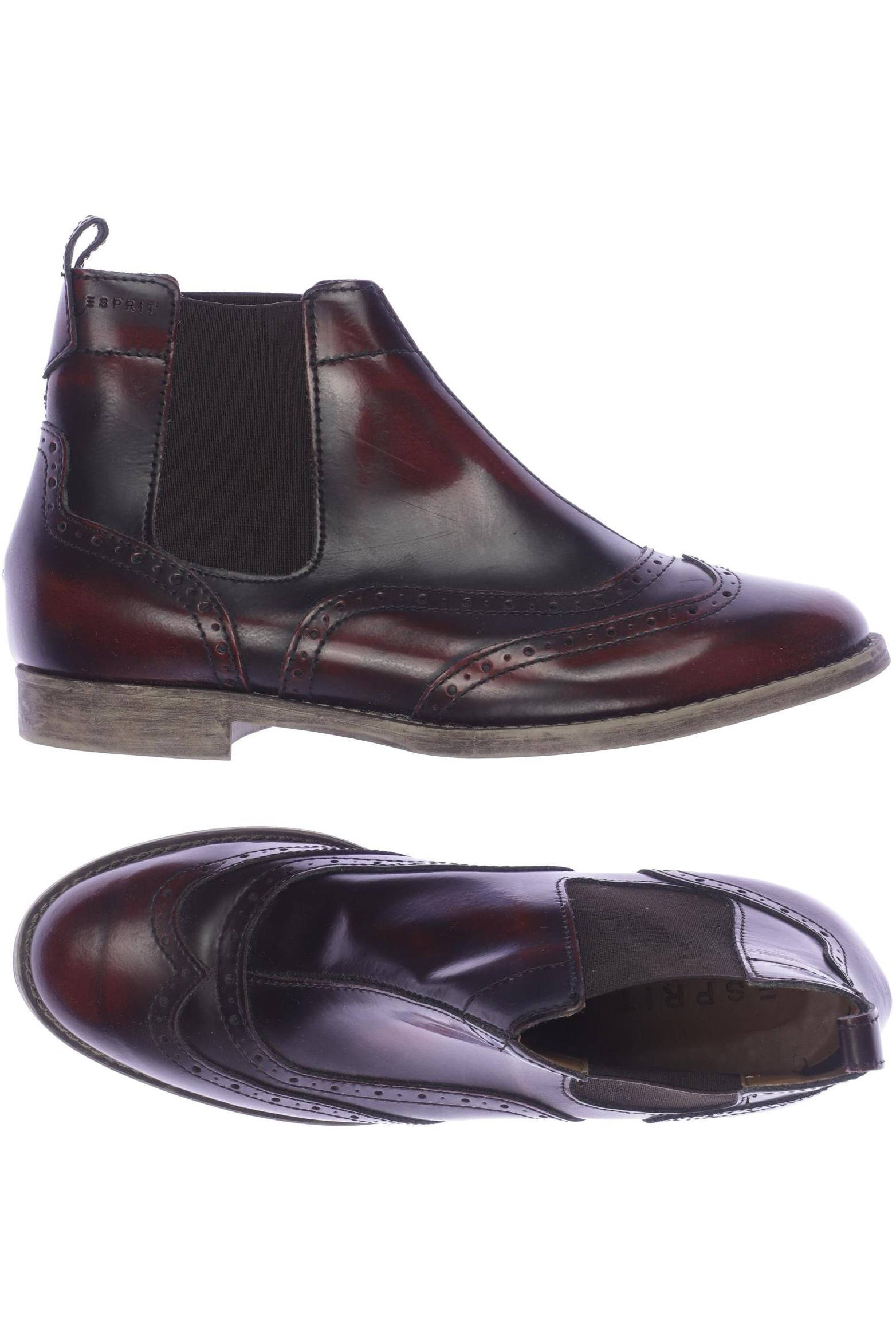 

Esprit Damen Stiefelette, bordeaux, Gr. 39