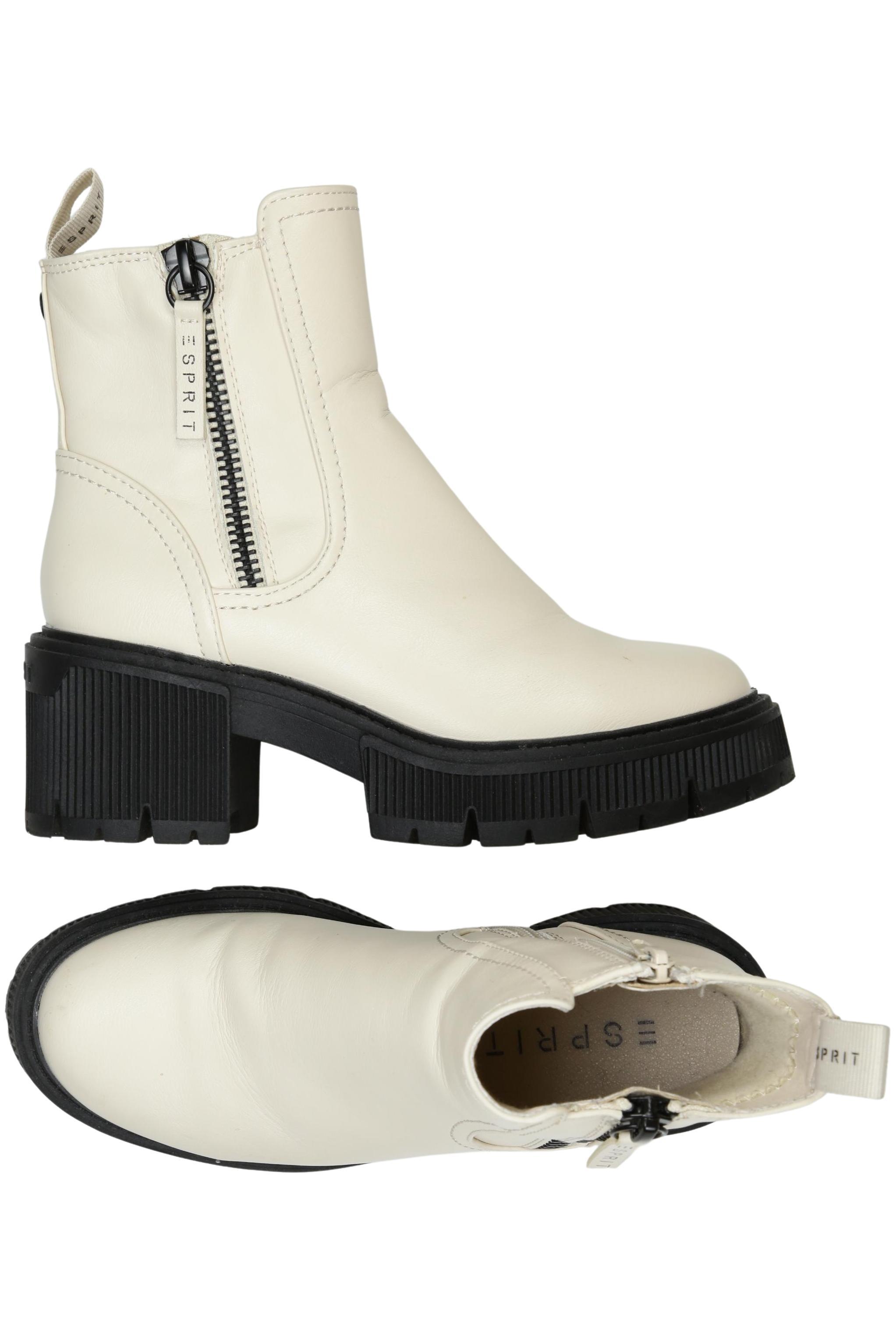 

Esprit Damen Stiefelette, cremeweiß, Gr. 36