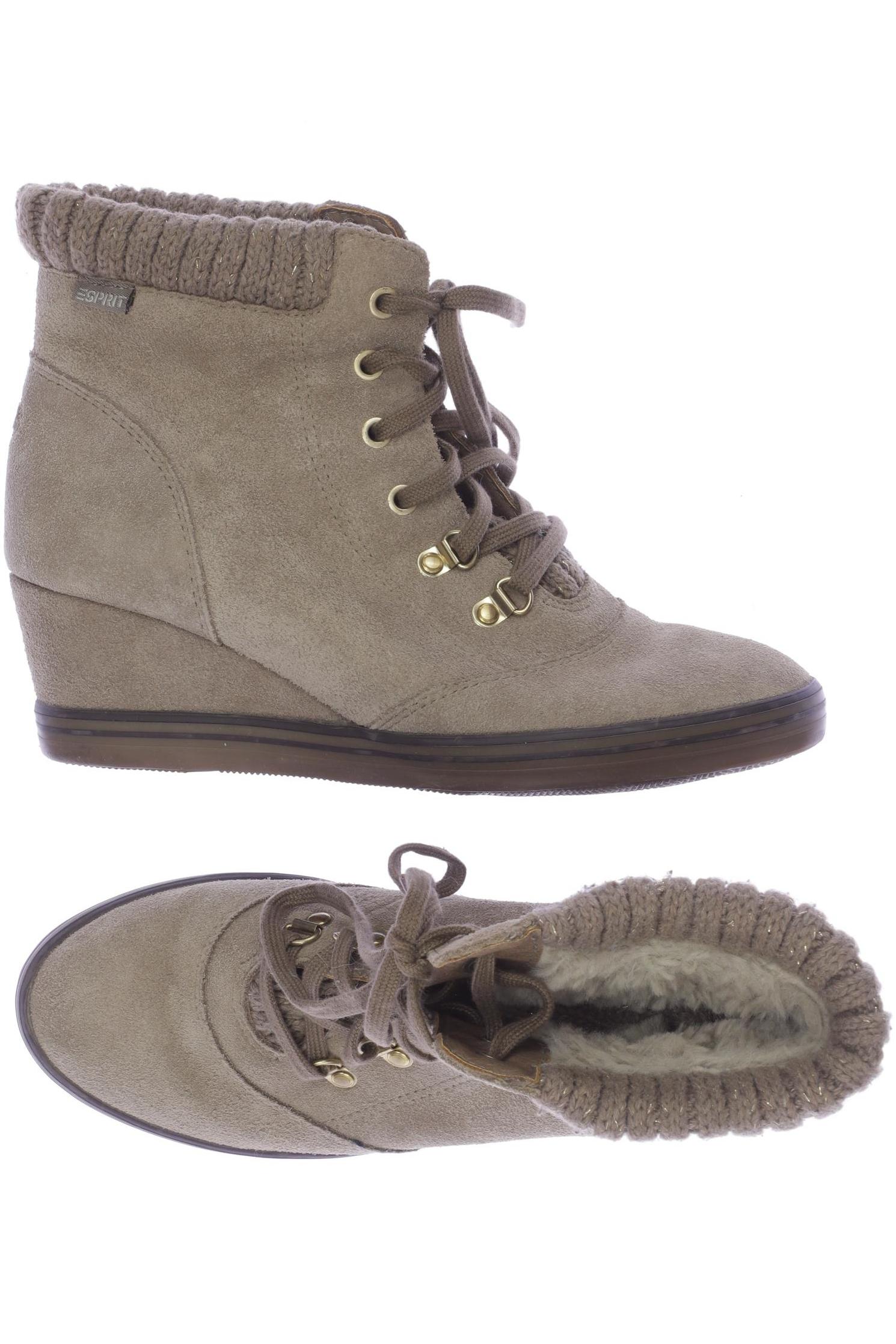 

Esprit Damen Stiefelette, beige, Gr. 41
