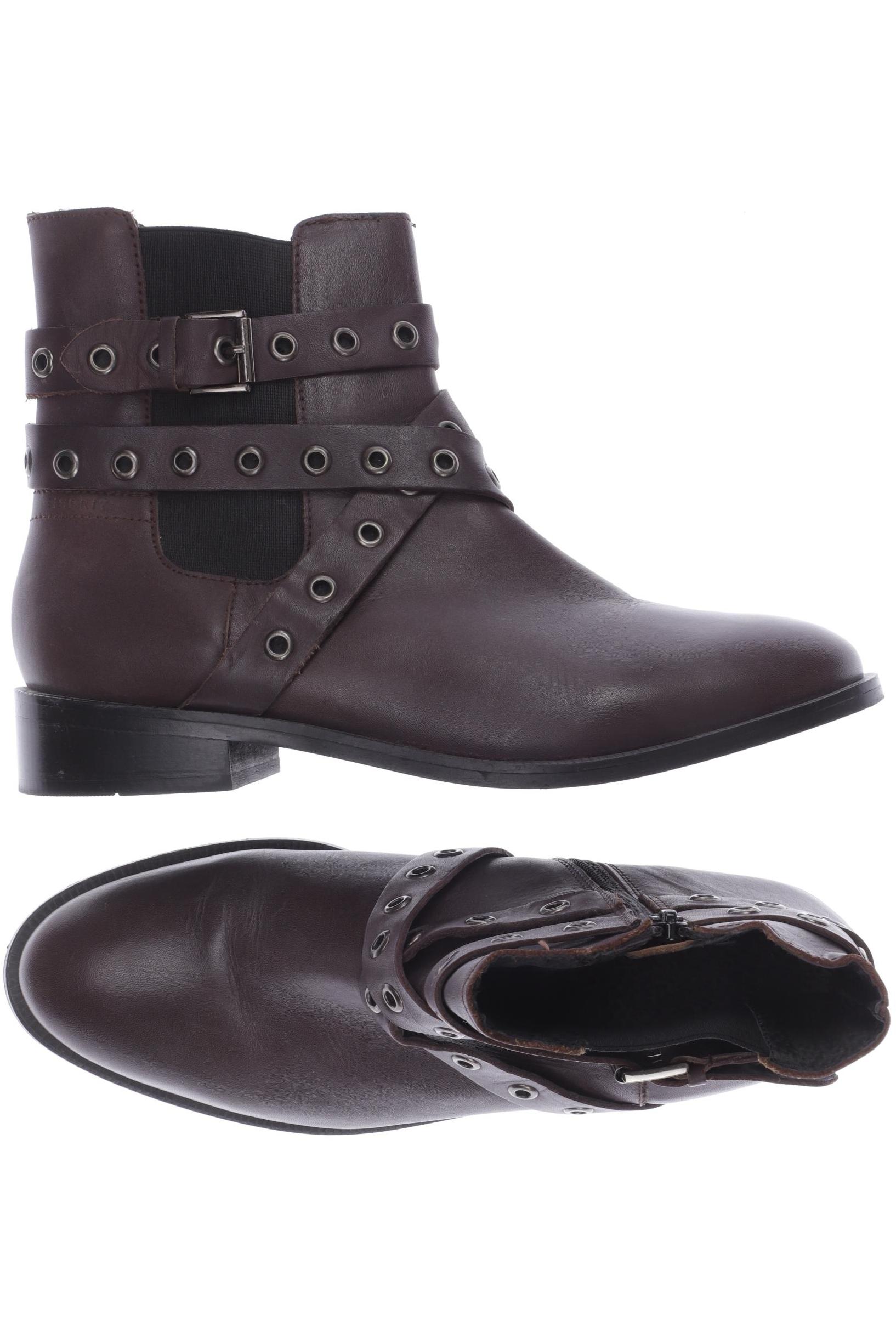

Esprit Damen Stiefelette, bordeaux, Gr. 40