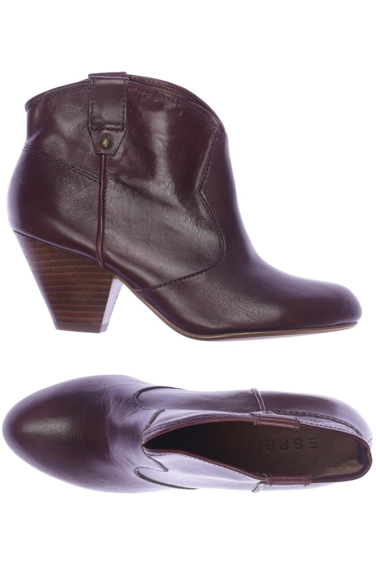 

Esprit Damen Stiefelette, bordeaux, Gr. 37