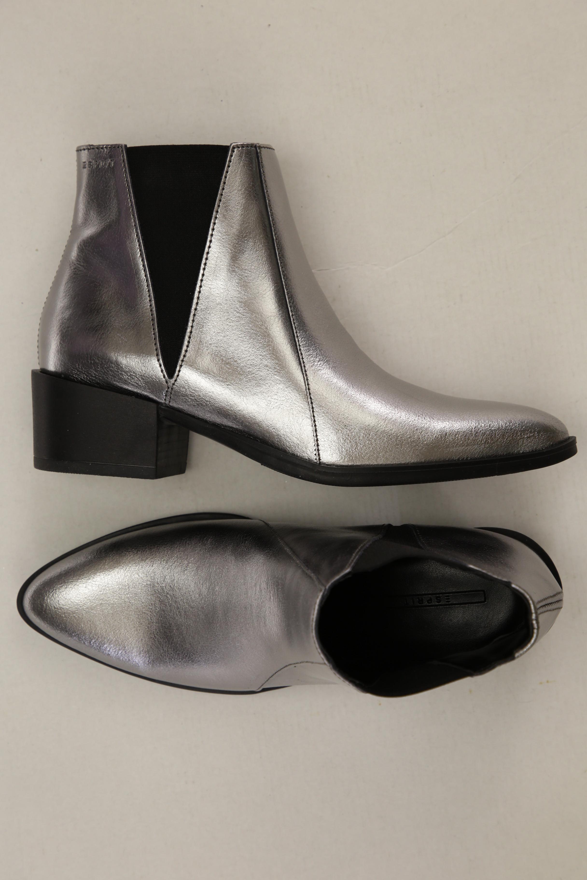 

Esprit Damen Stiefelette, silber, Gr. 38