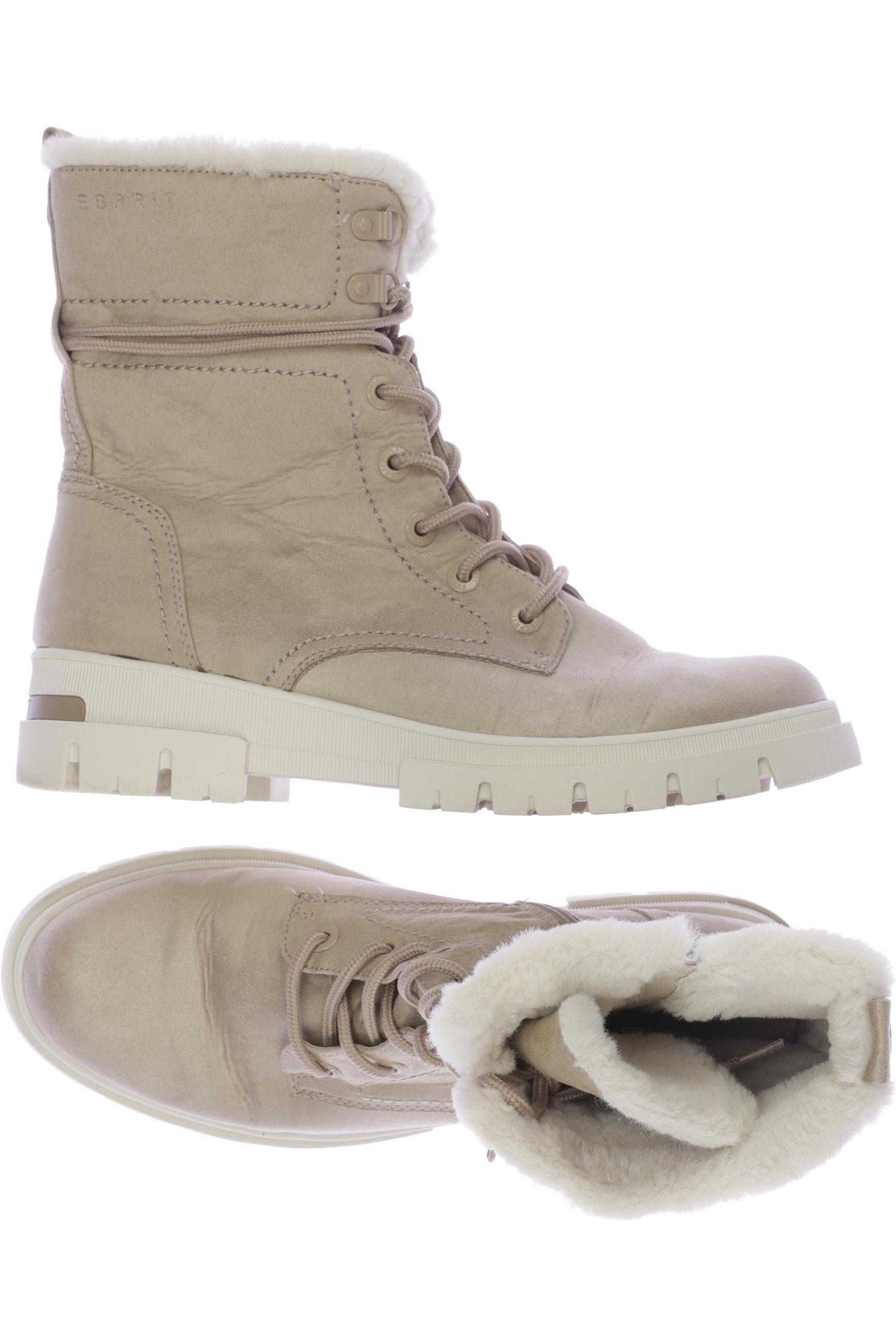 

Esprit Damen Stiefelette, beige, Gr. 42