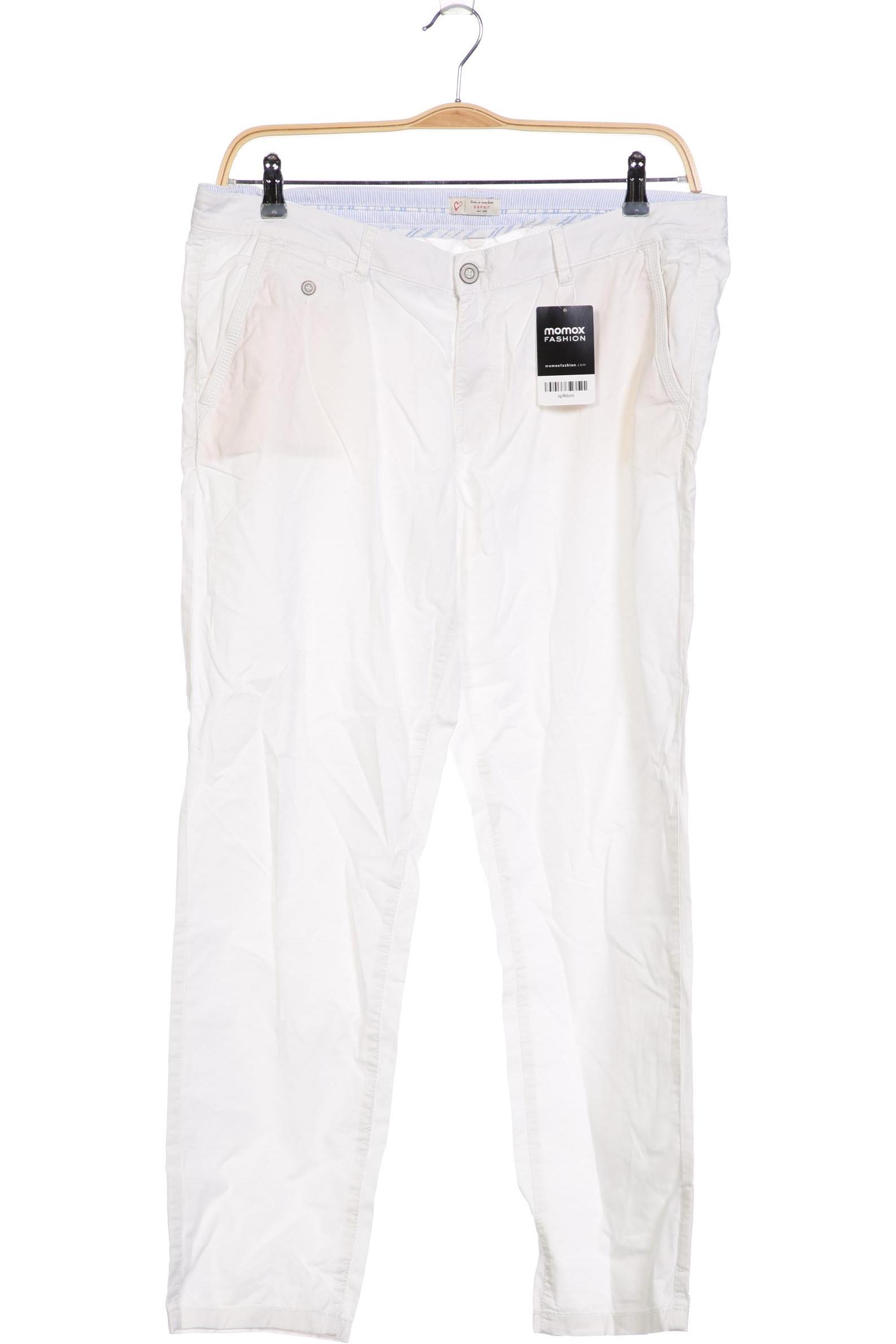 

Esprit Damen Stoffhose, weiß, Gr. 42