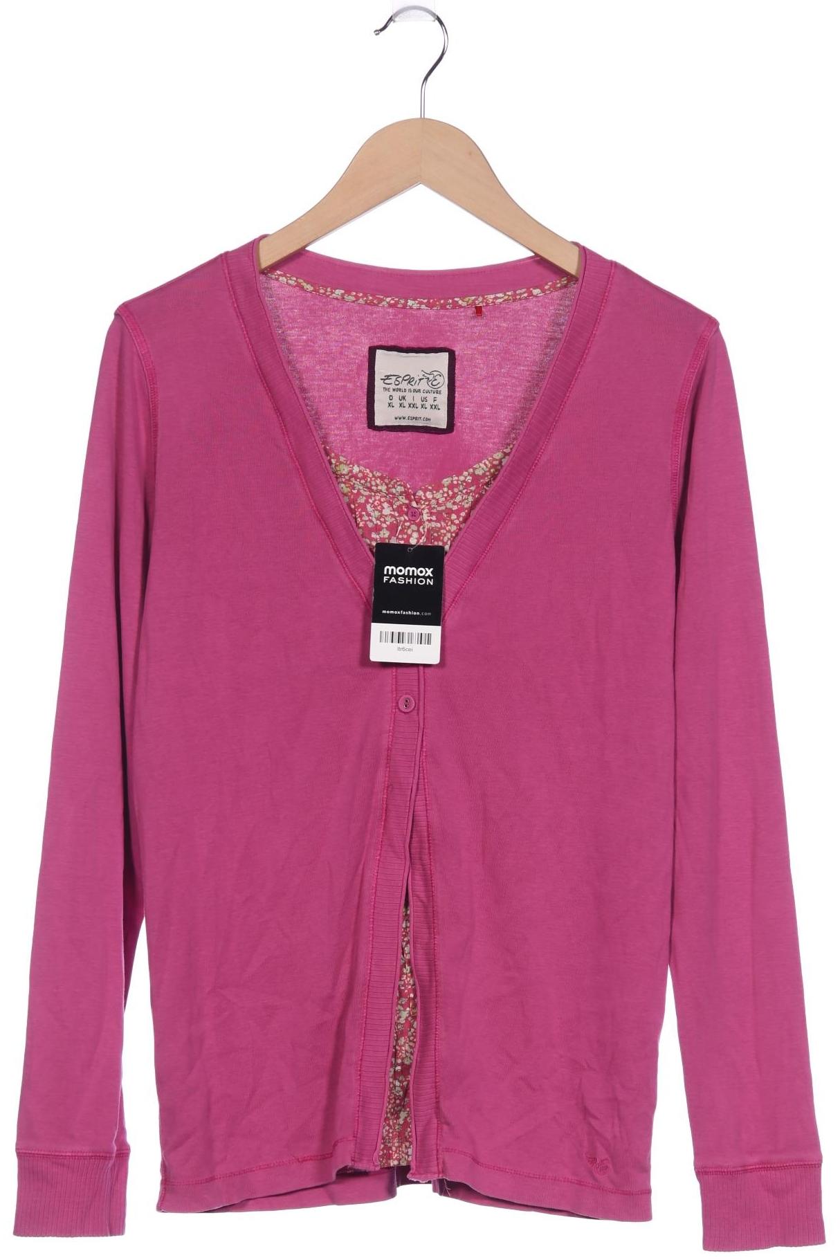 

Esprit Damen Strickjacke, pink, Gr. 44