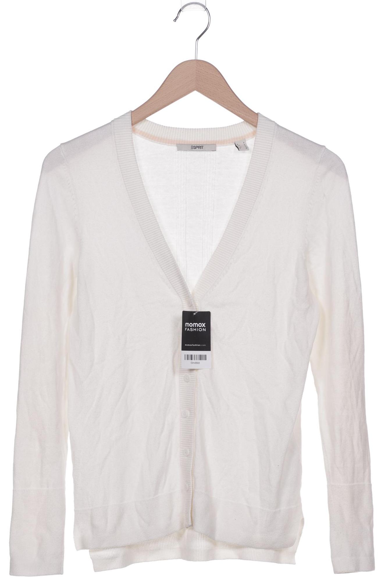 

Esprit Damen Strickjacke, weiß, Gr. 36