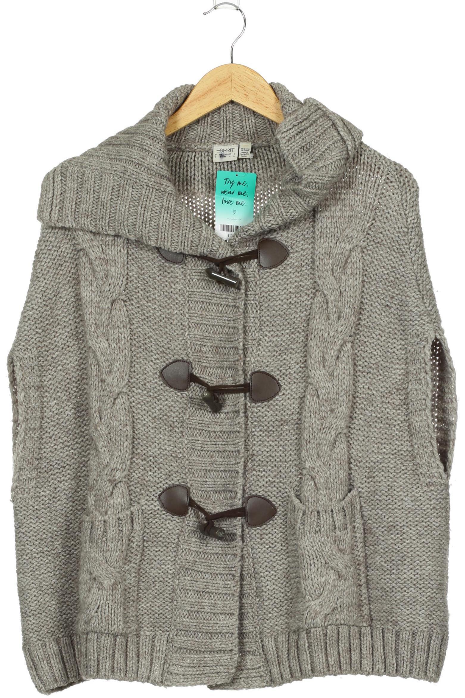 

Esprit Damen Strickjacke, grau, Gr. 36