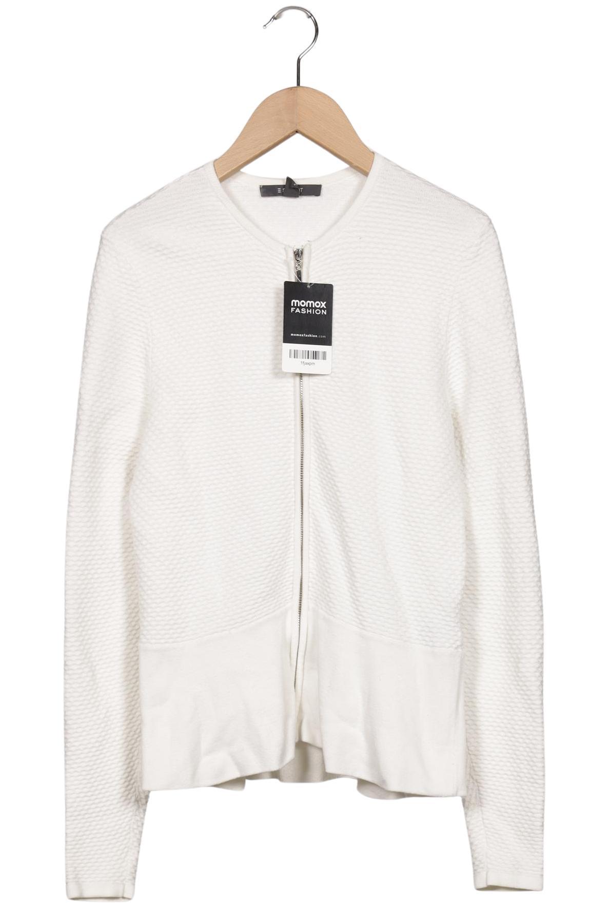 

Esprit Damen Strickjacke, weiß, Gr. 34