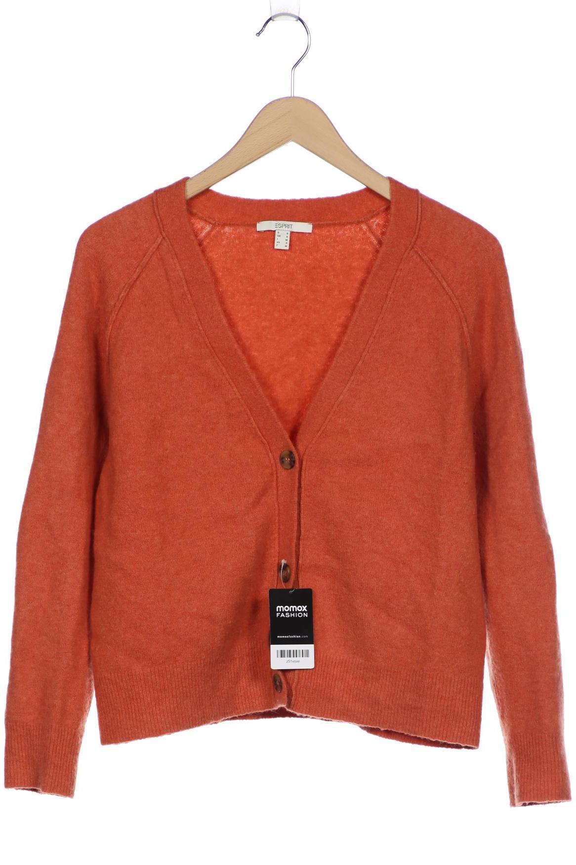 

Esprit Damen Strickjacke, orange, Gr. 36