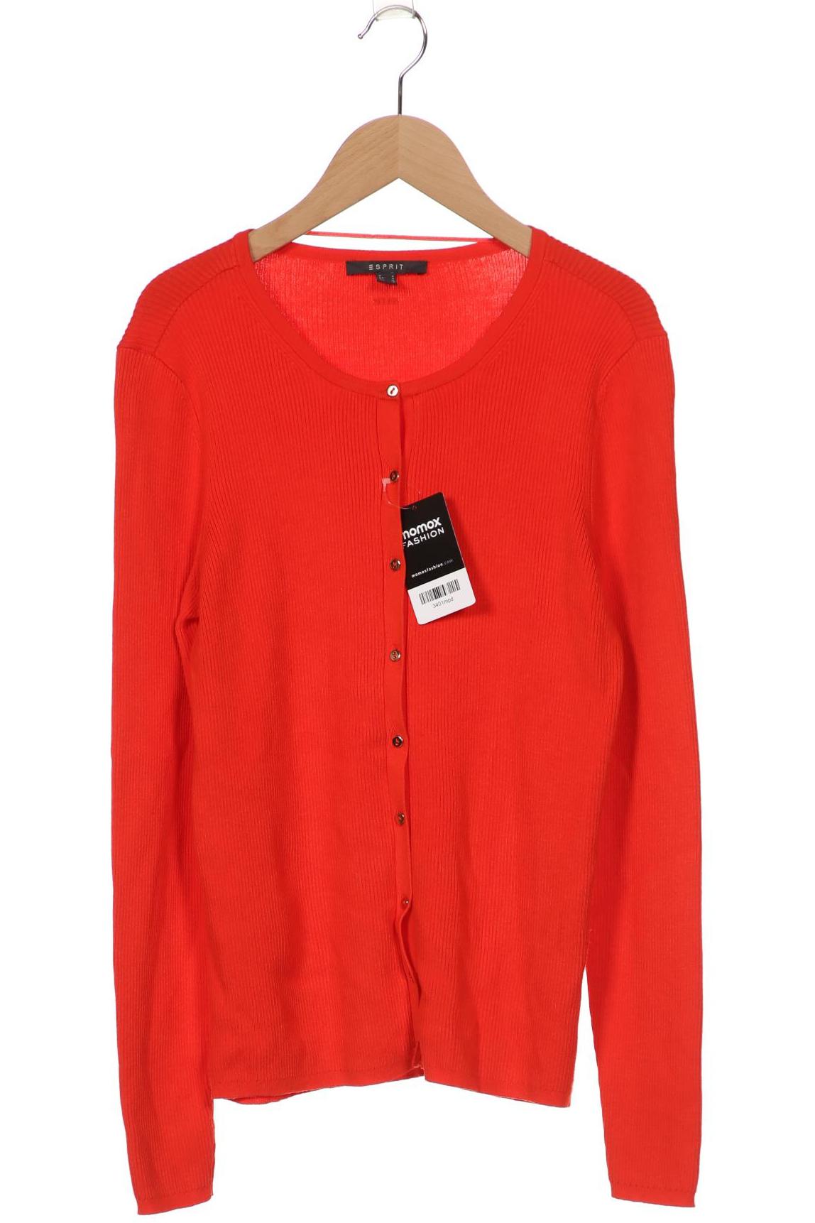 

Esprit Damen Strickjacke, orange, Gr. 36