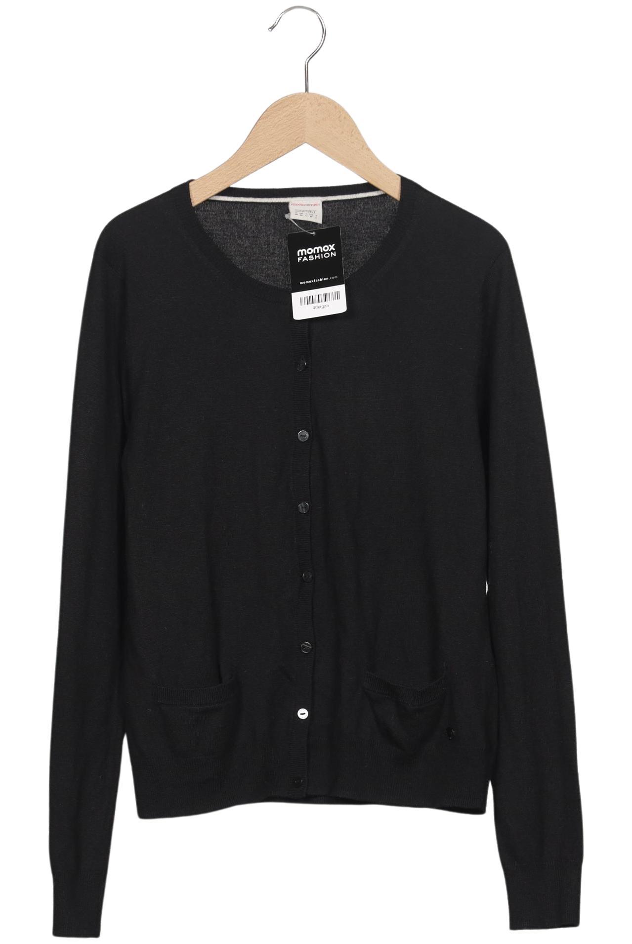 

Esprit Damen Strickjacke, schwarz, Gr. 38
