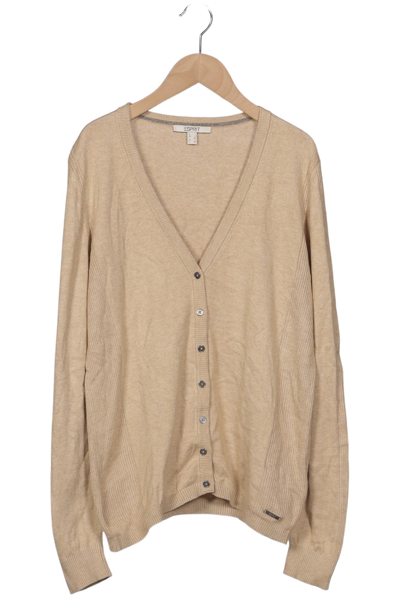 

Esprit Damen Strickjacke, beige, Gr. 42