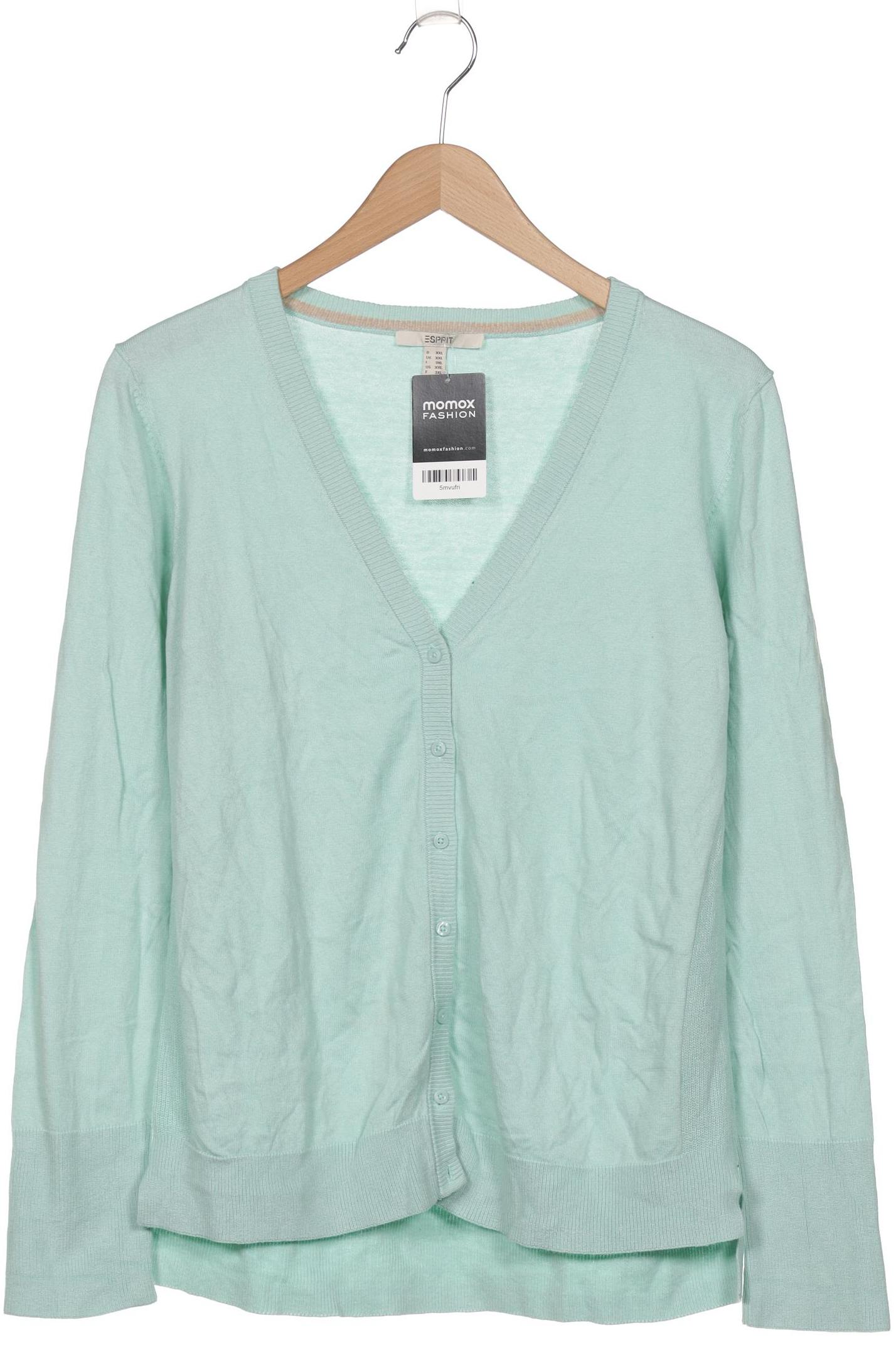 

Esprit Damen Strickjacke, türkis, Gr. 46