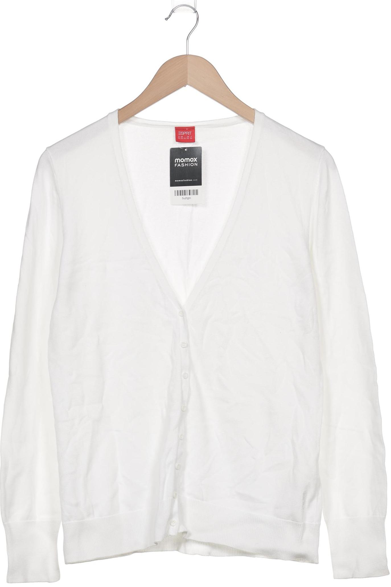 

Esprit Damen Strickjacke, weiß, Gr. 46