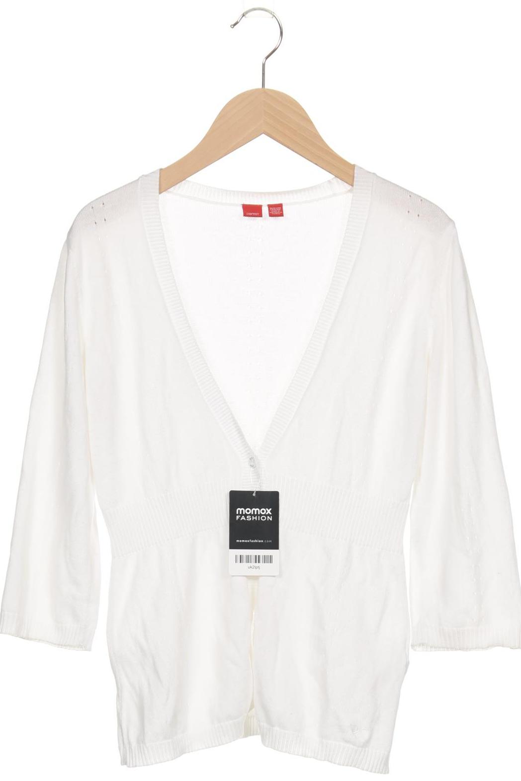

Esprit Damen Strickjacke, weiß, Gr. 34