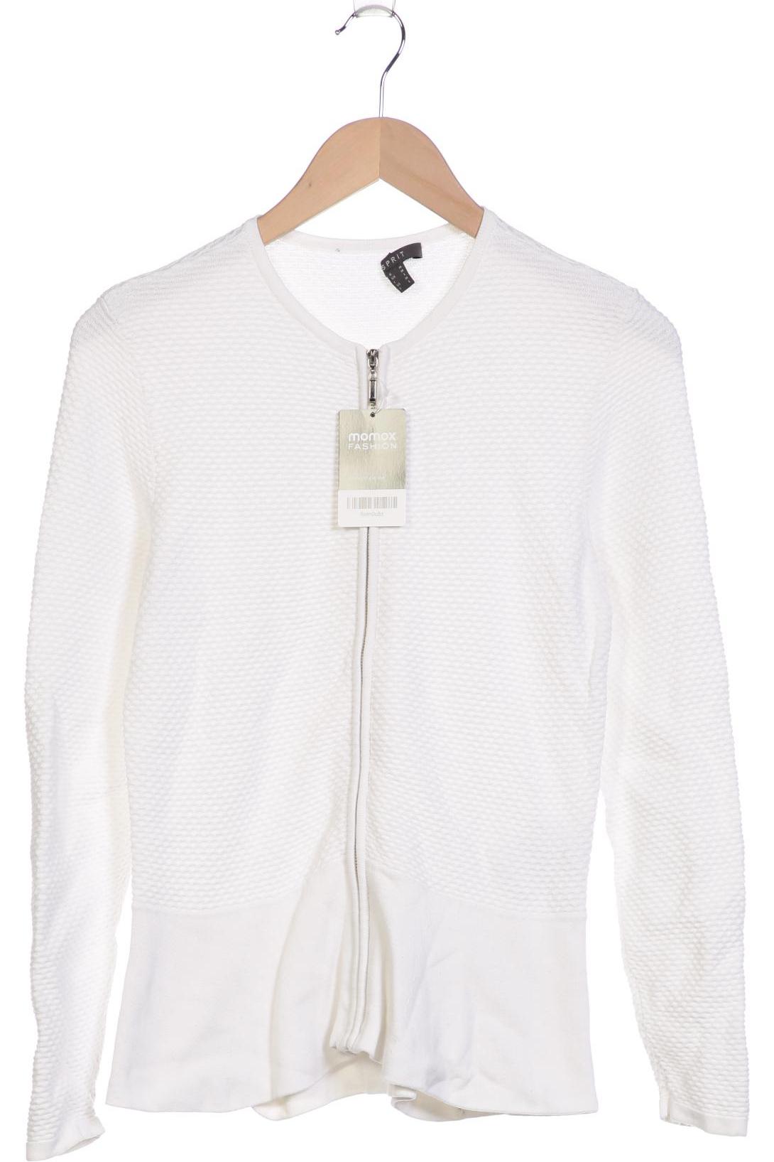 

Esprit Damen Strickjacke, weiß, Gr. 38