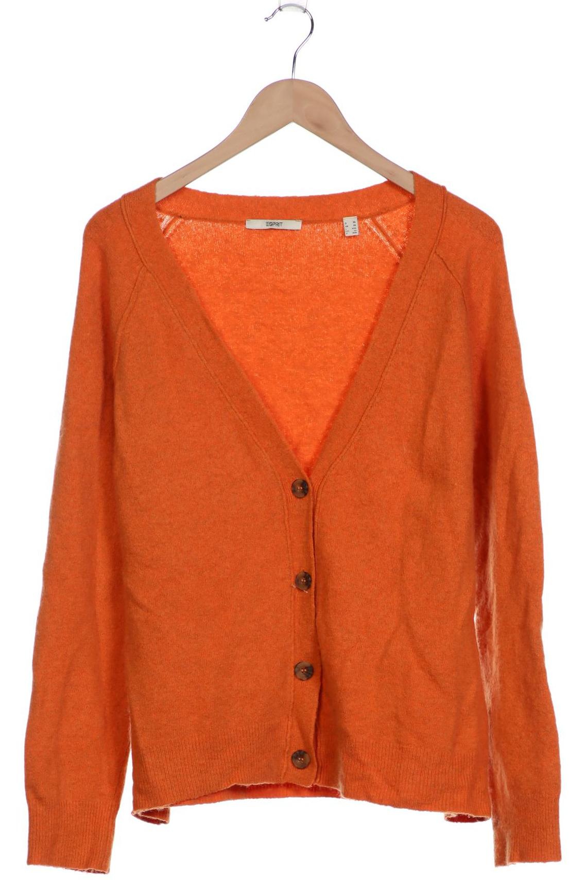 

Esprit Damen Strickjacke, orange, Gr. 44