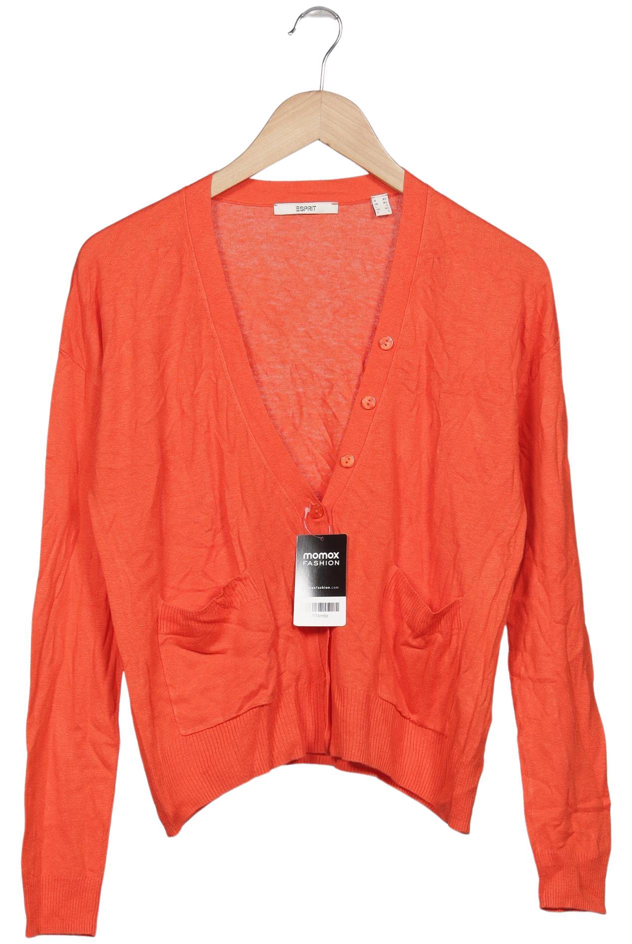 

Esprit Damen Strickjacke, orange, Gr. 34