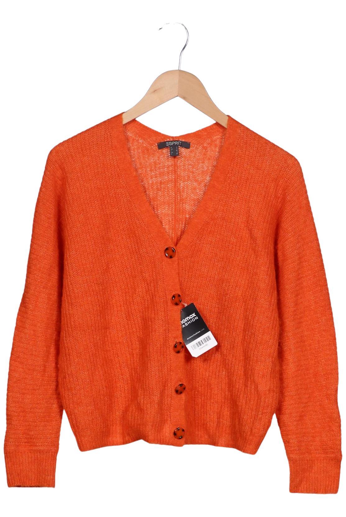 

Esprit Damen Strickjacke, orange, Gr. 36