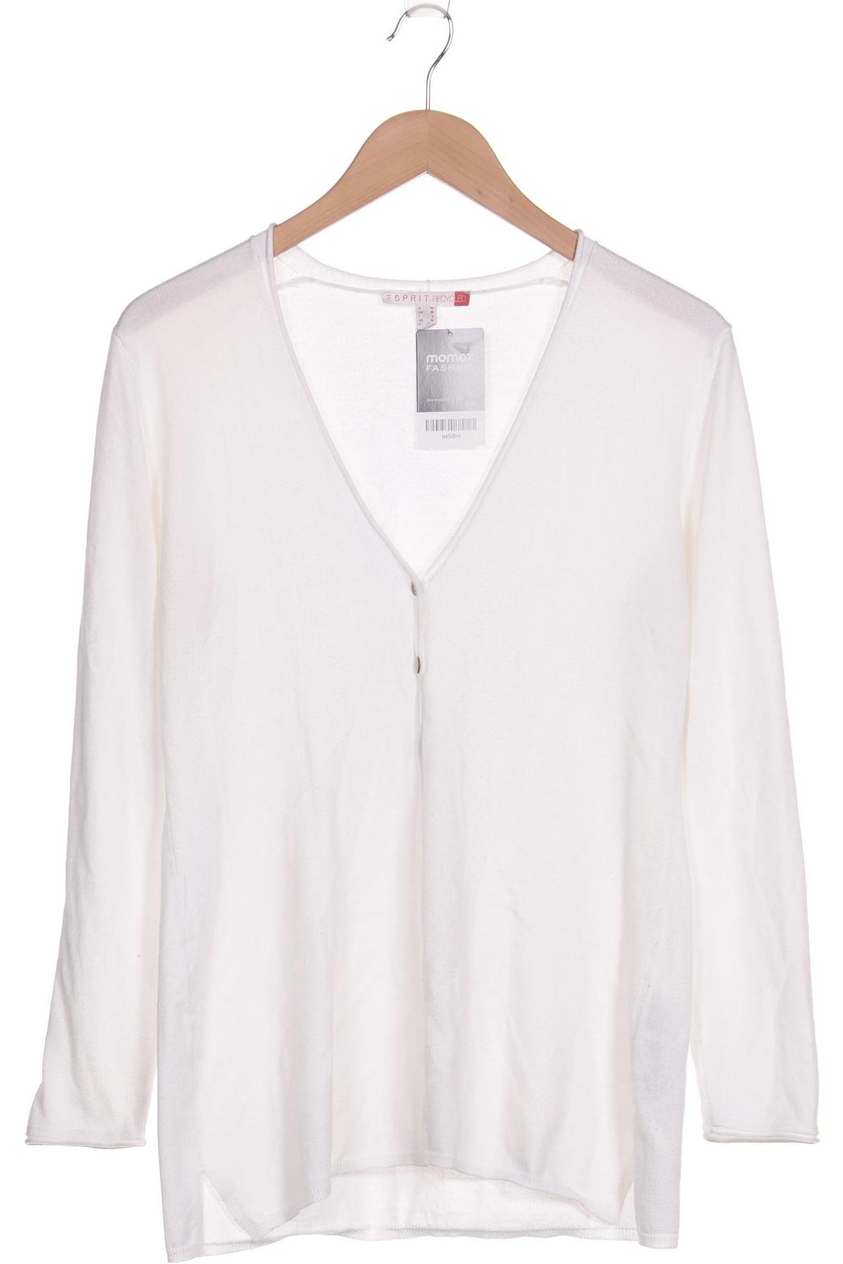 

Esprit Damen Strickjacke, weiß, Gr. 38