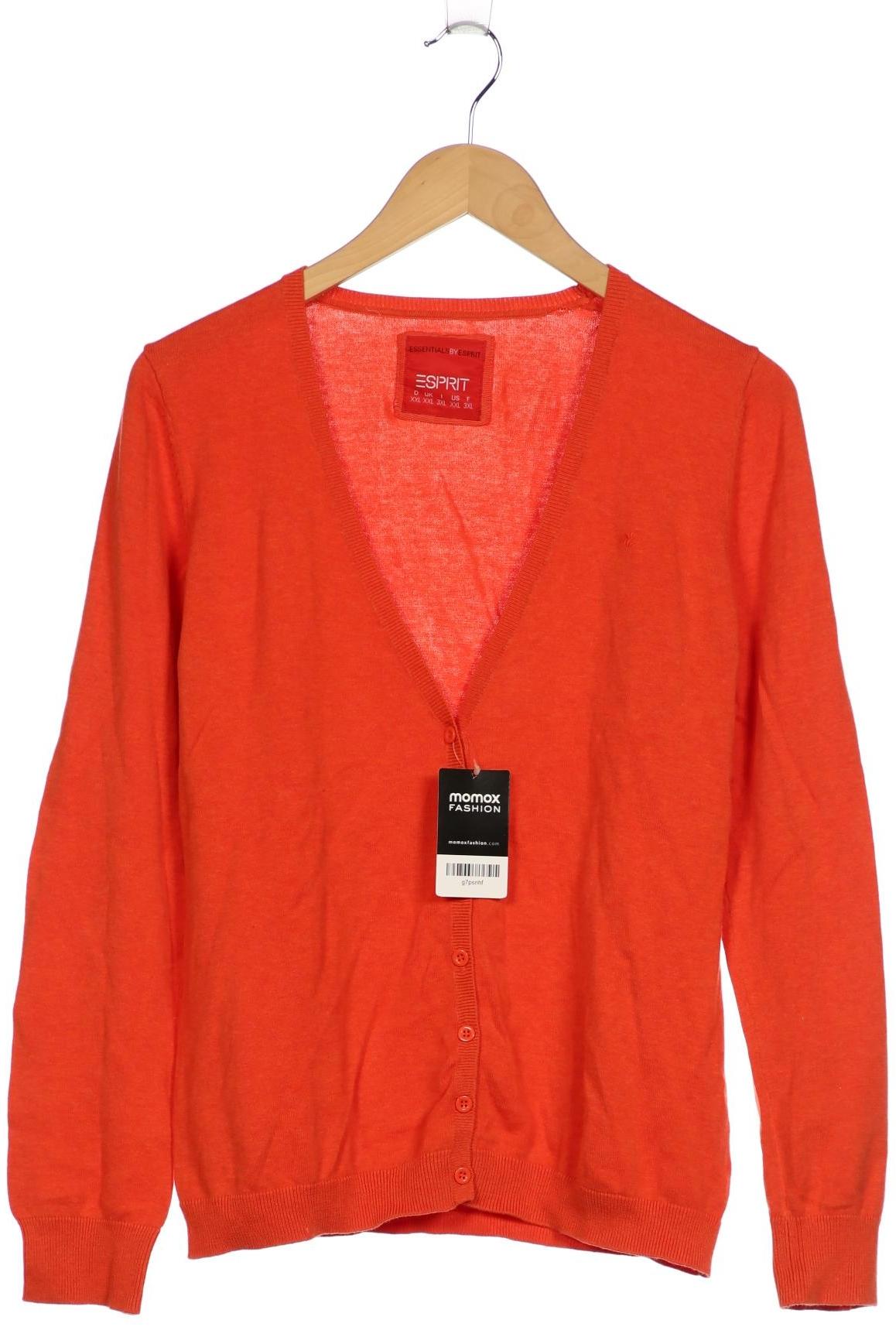 

Esprit Damen Strickjacke, orange, Gr. 46