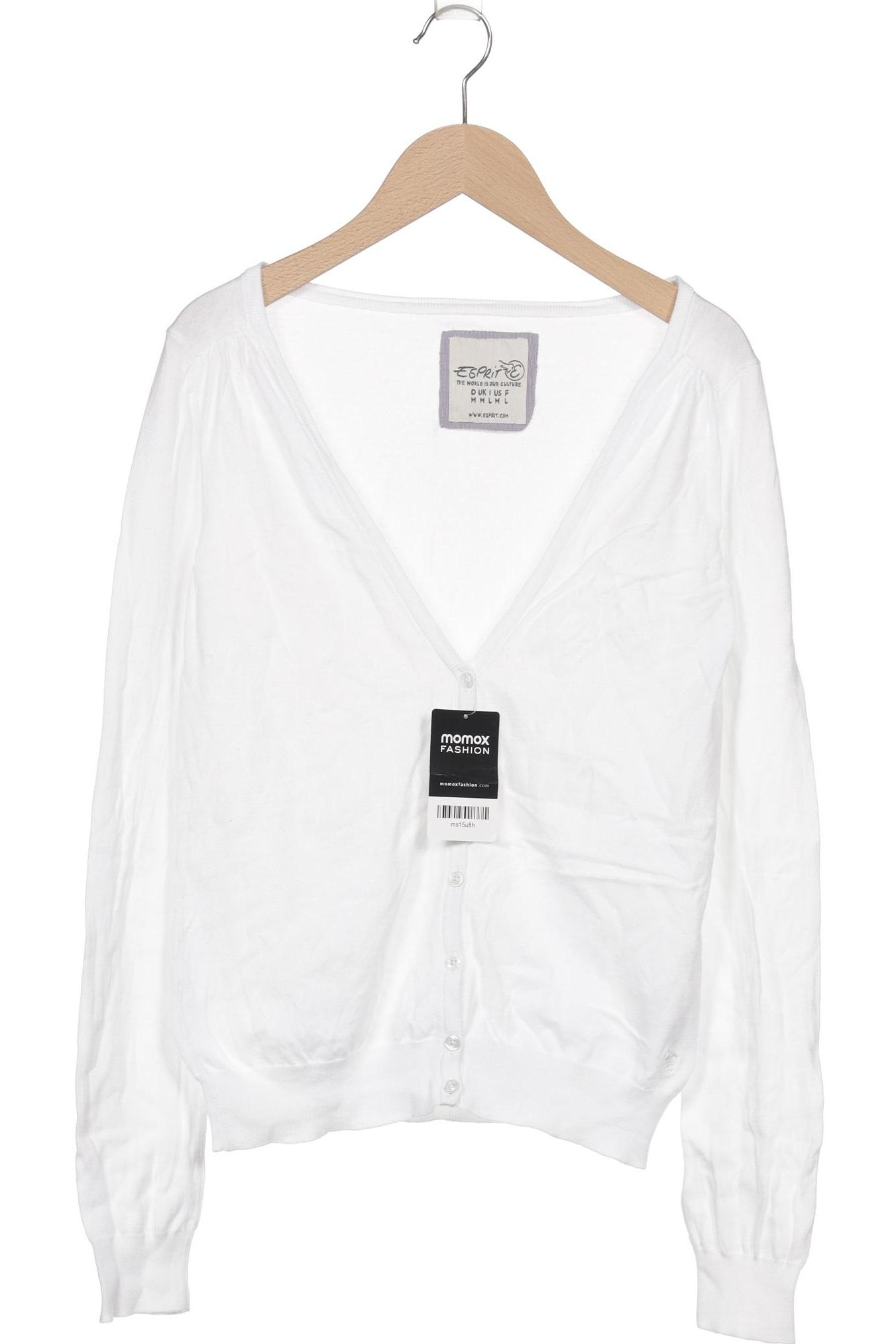 

Esprit Damen Strickjacke, weiß, Gr. 38