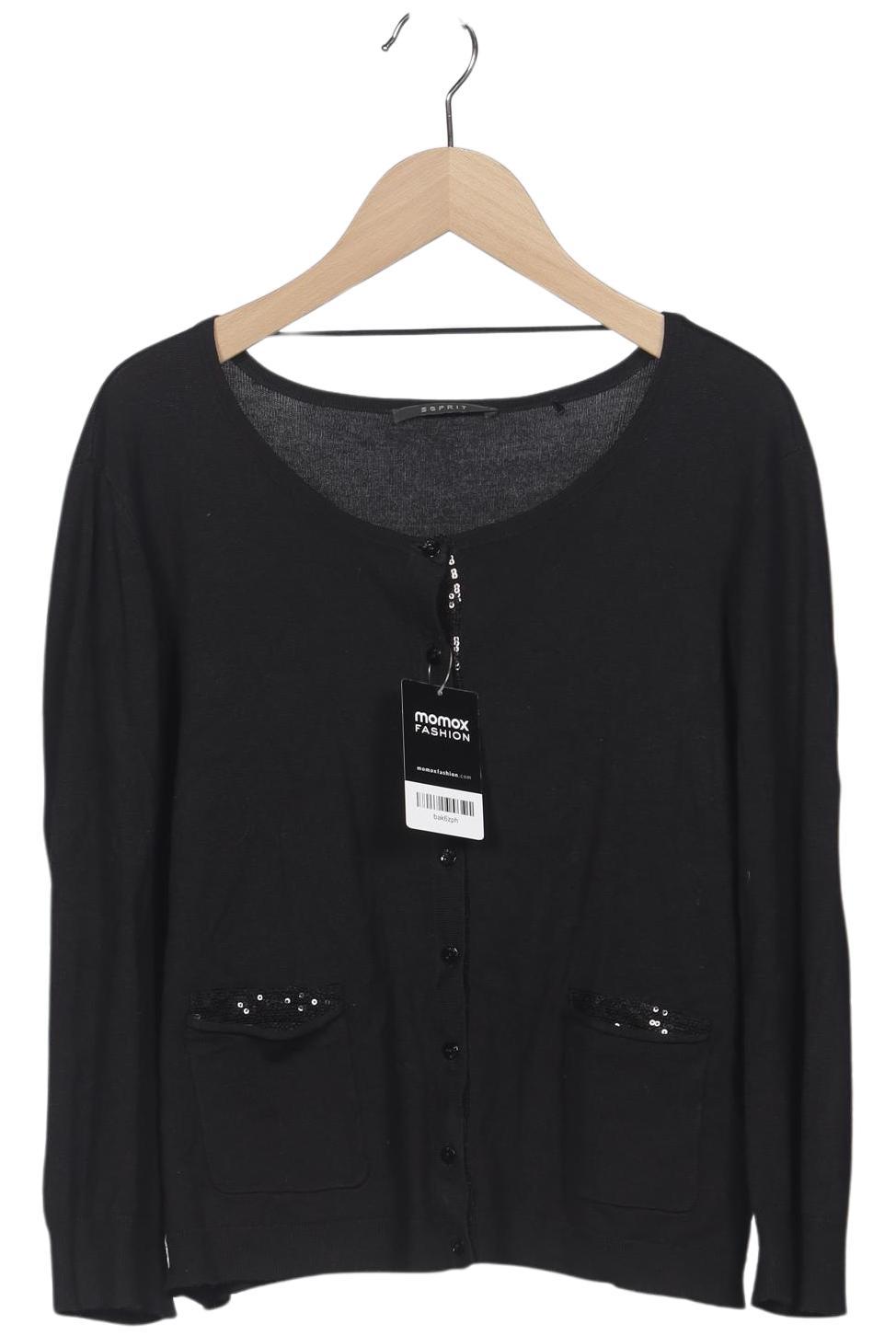 

Esprit Damen Strickjacke, schwarz, Gr. 42