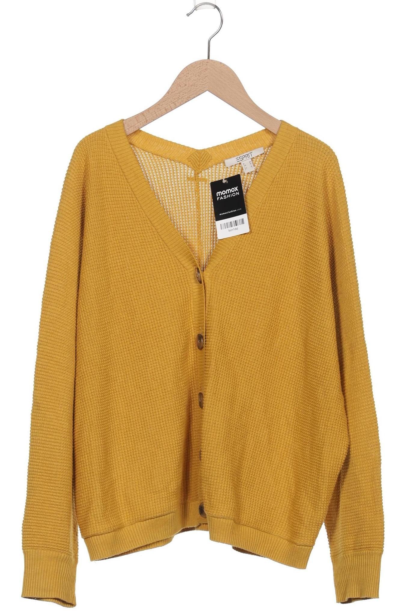 

Esprit Damen Strickjacke, gelb, Gr. 38