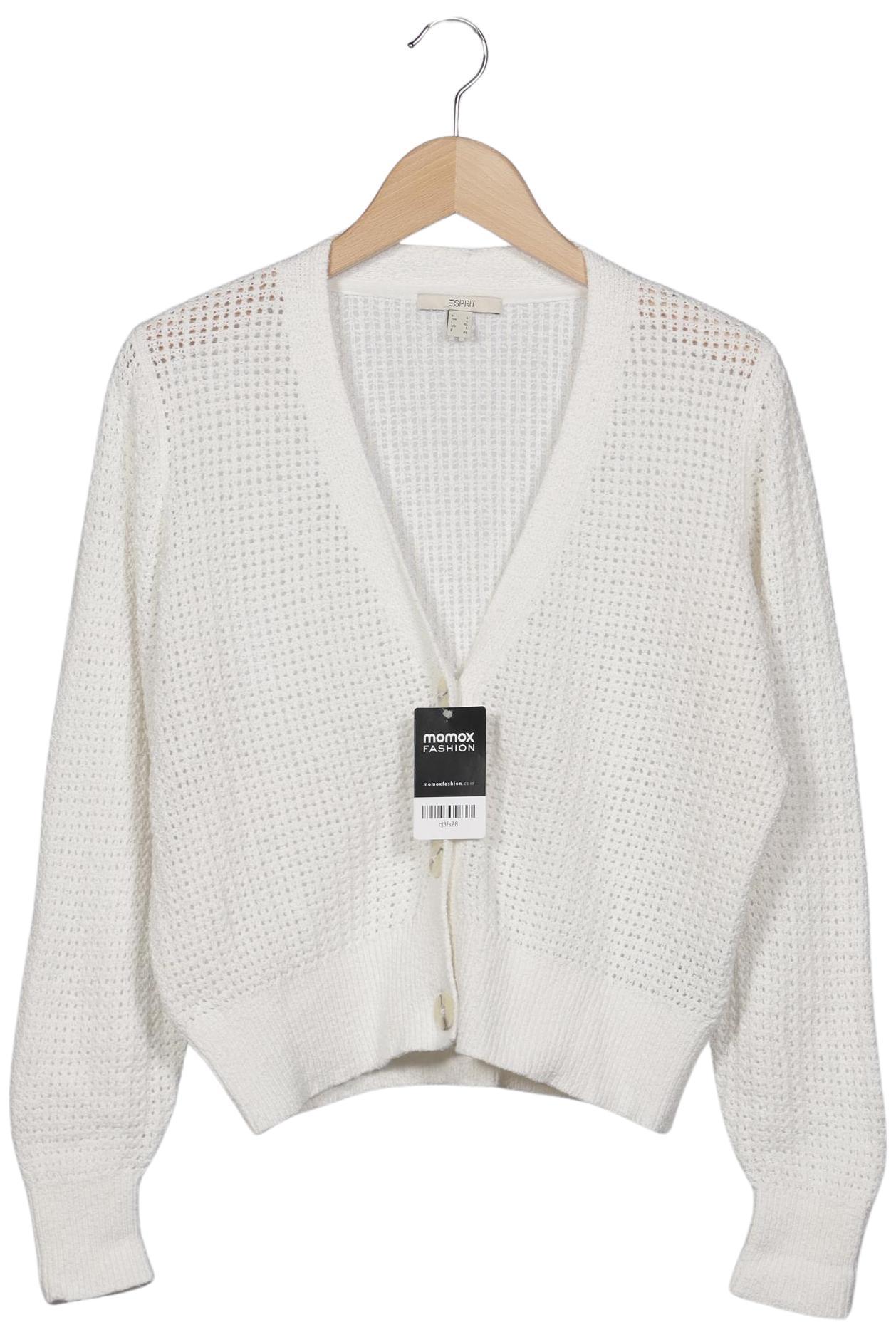

Esprit Damen Strickjacke, weiß, Gr. 42