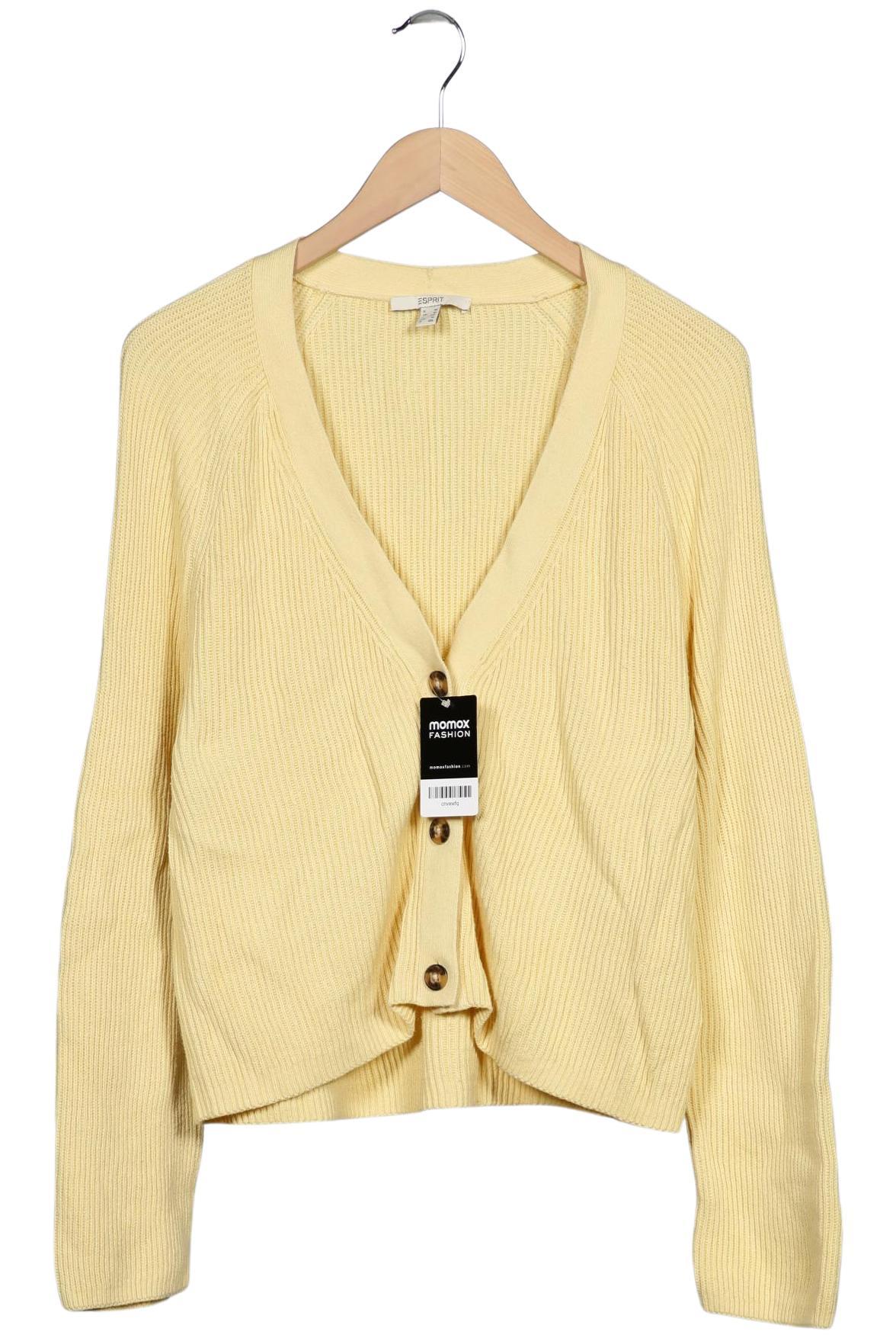 

Esprit Damen Strickjacke, gelb, Gr. 44