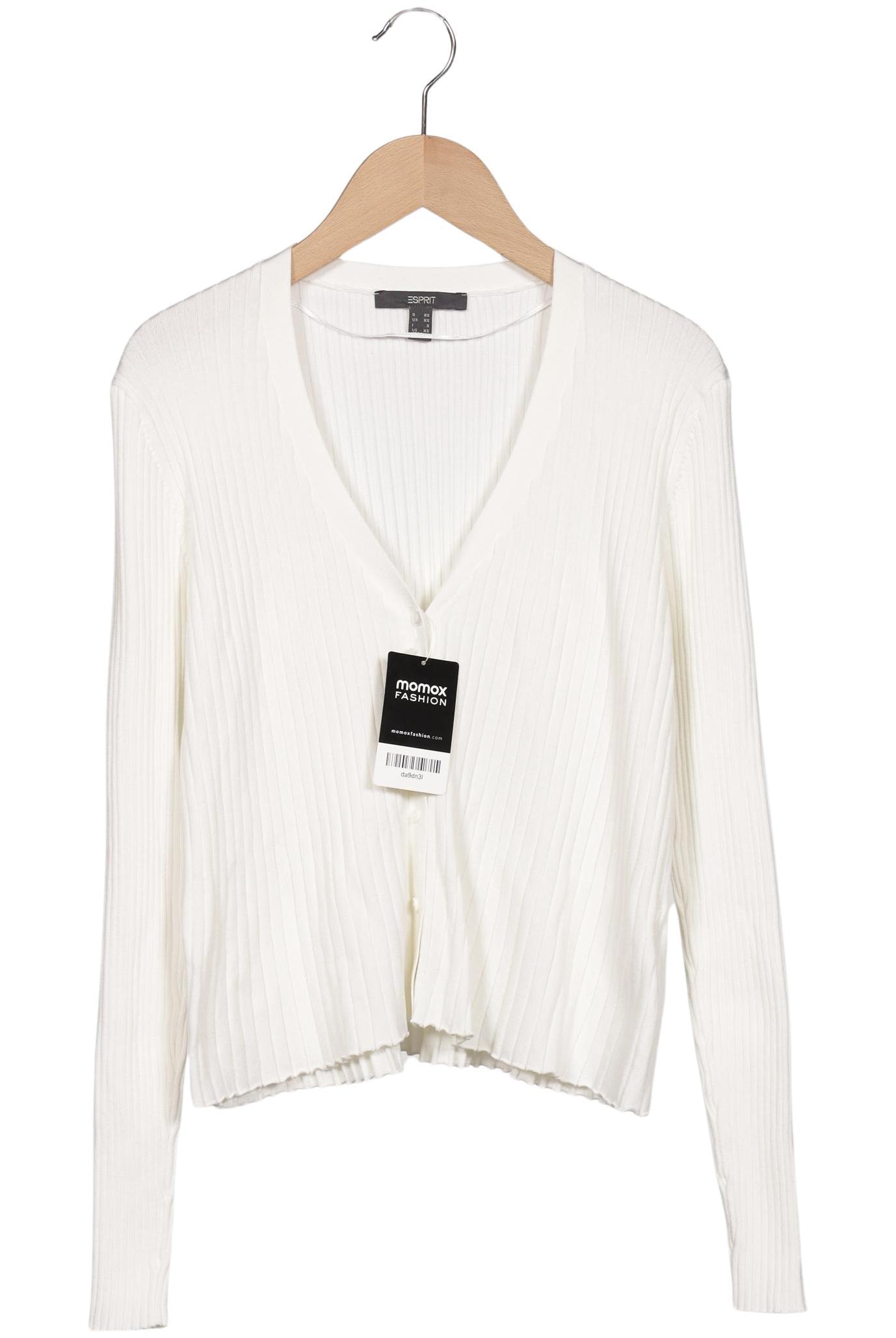 

Esprit Damen Strickjacke, weiß, Gr. 34