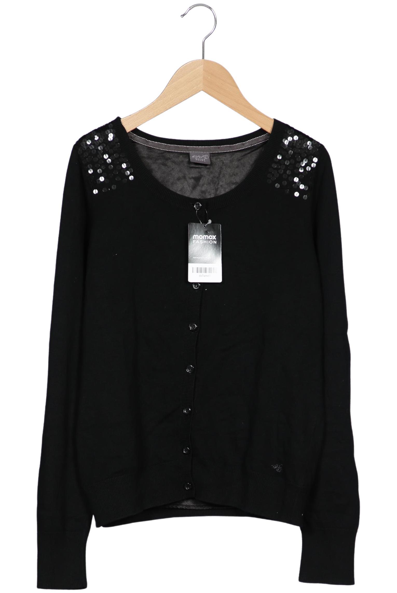 

Esprit Damen Strickjacke, schwarz, Gr. 38