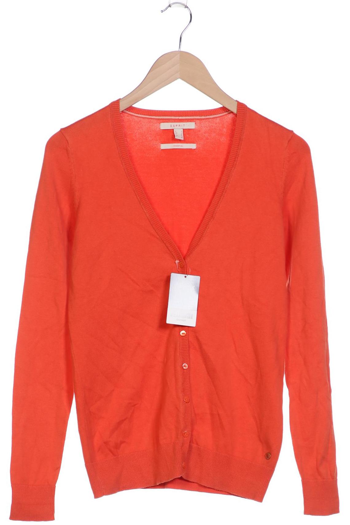 

Esprit Damen Strickjacke, orange, Gr. 36