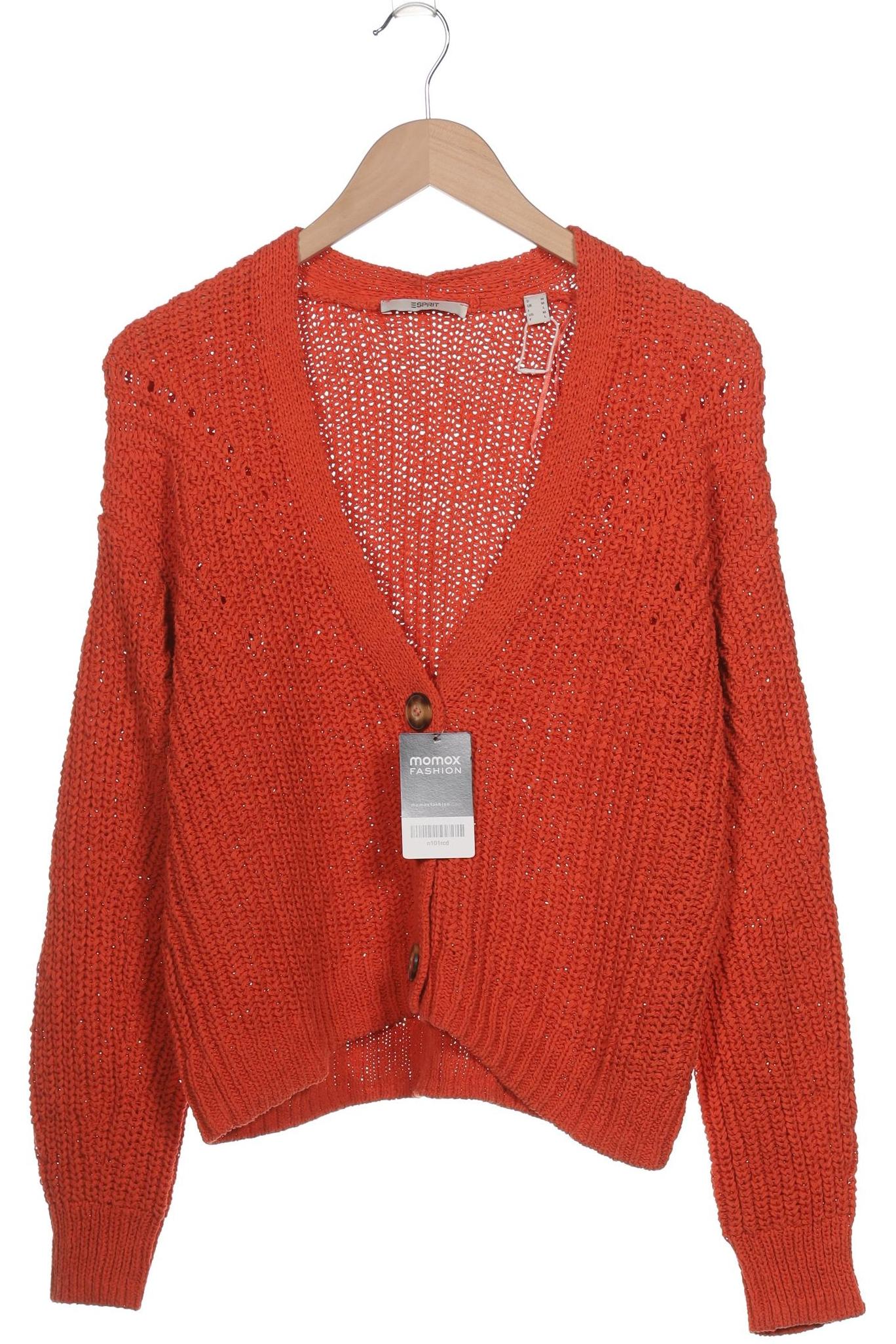 

Esprit Damen Strickjacke, orange, Gr. 38