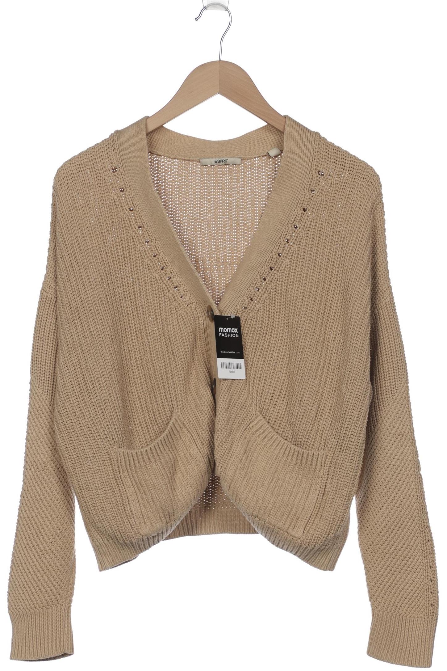 

Esprit Damen Strickjacke, beige, Gr. 42