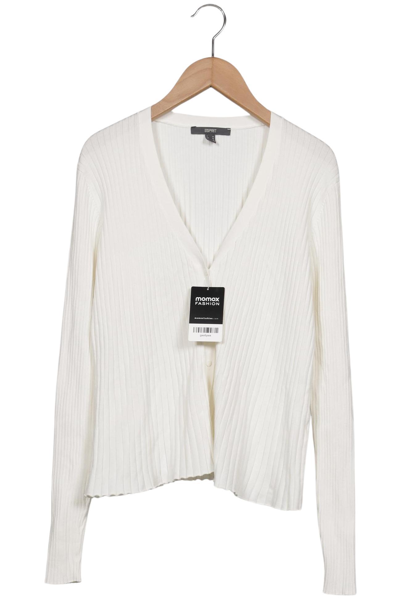 

Esprit Damen Strickjacke, weiß, Gr. 38
