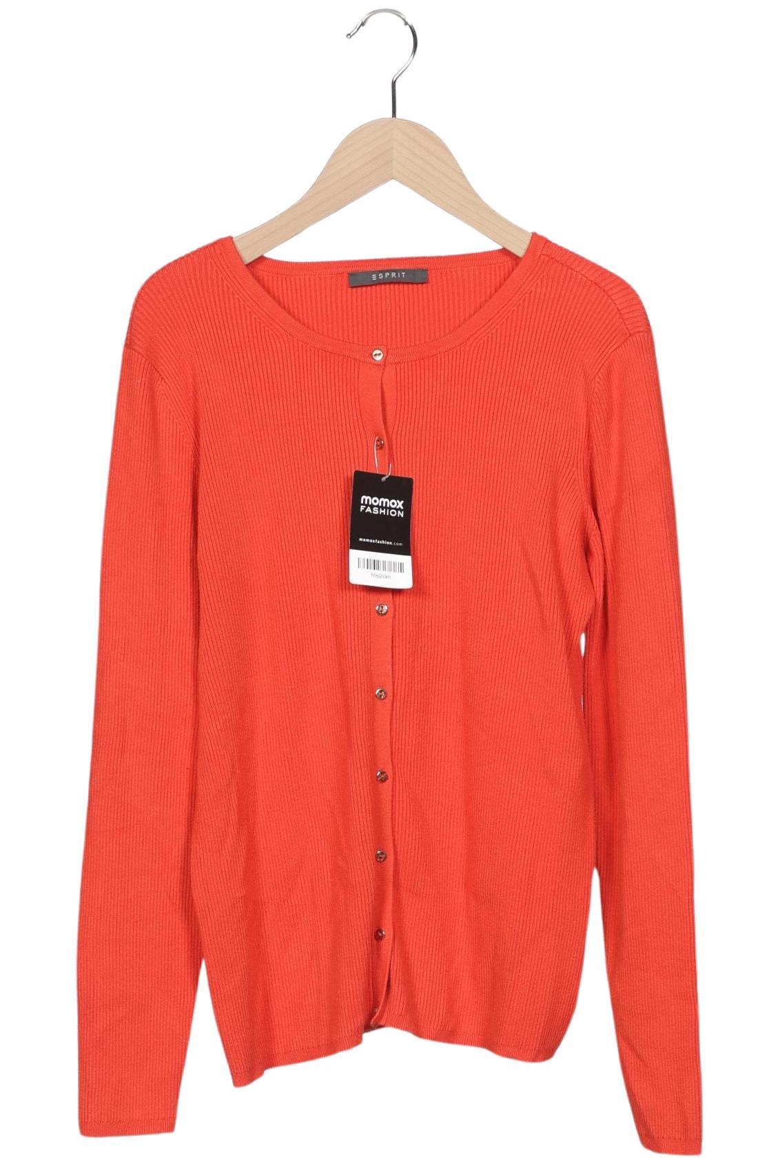 

Esprit Damen Strickjacke, orange, Gr. 36