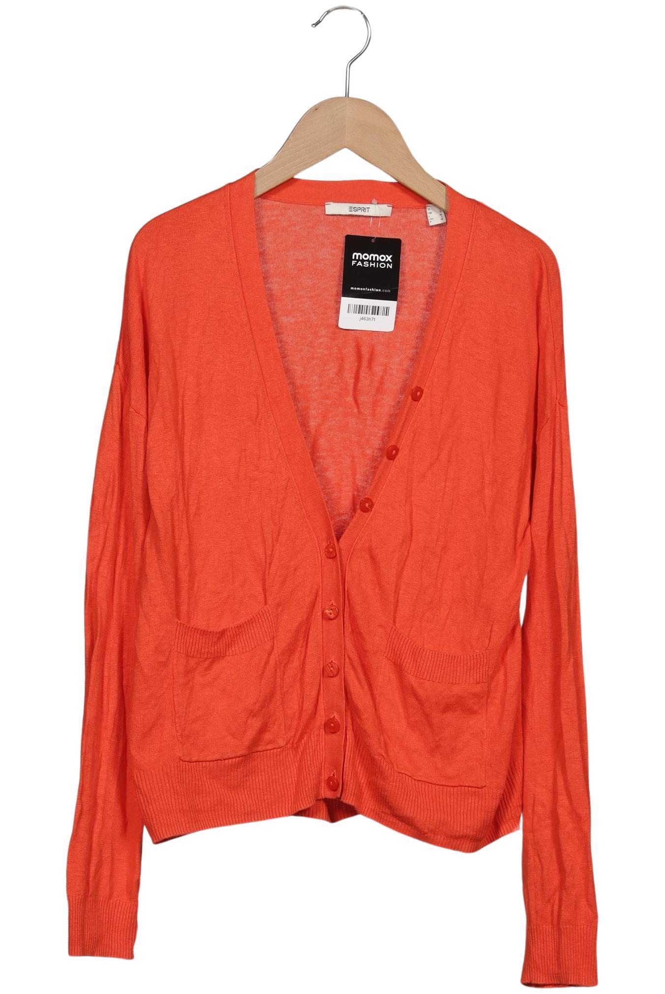 

Esprit Damen Strickjacke, orange, Gr. 36