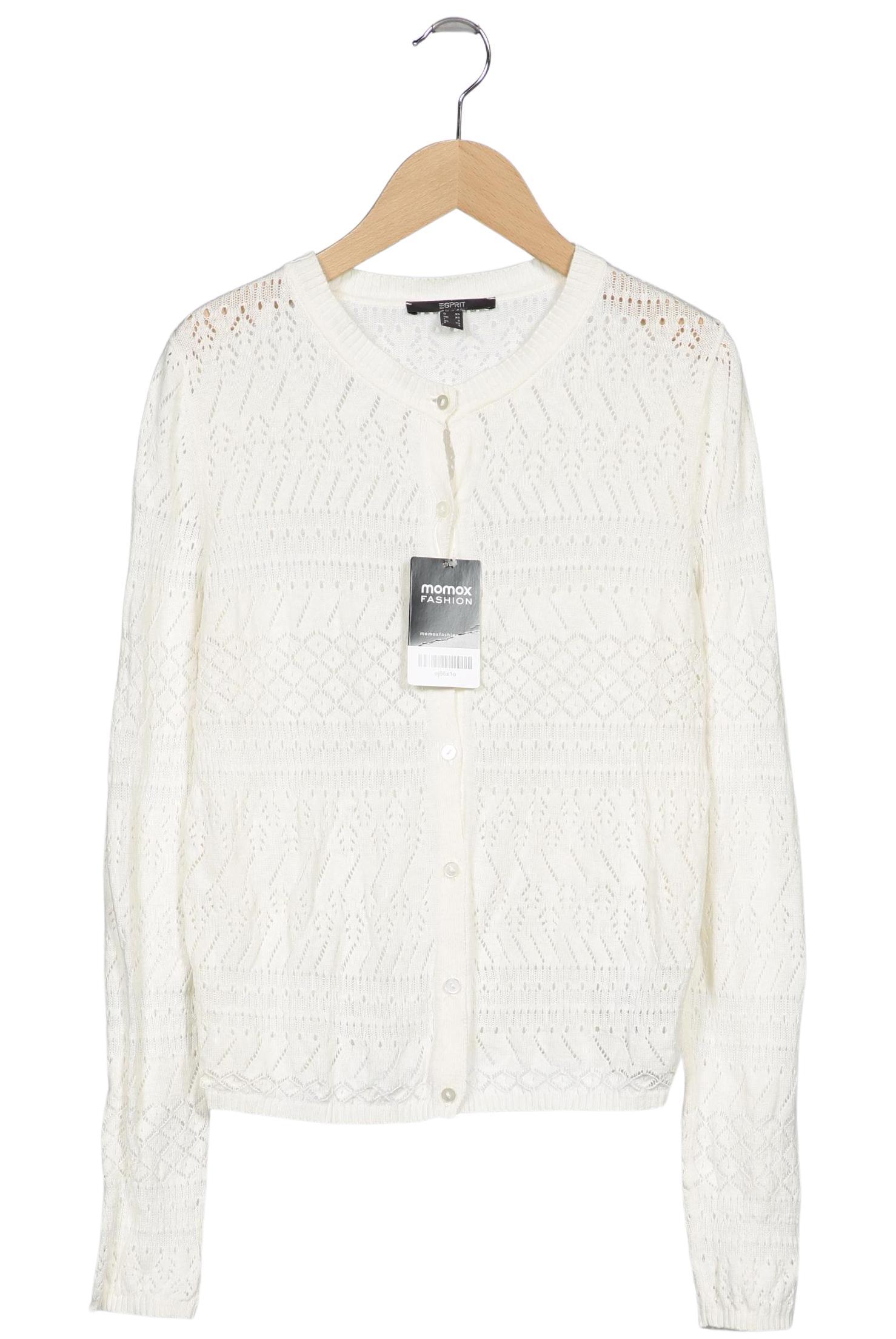 

Esprit Damen Strickjacke, weiß, Gr. 34