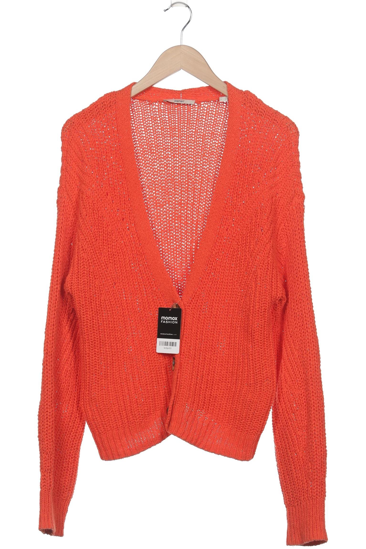 

Esprit Damen Strickjacke, orange, Gr. 42