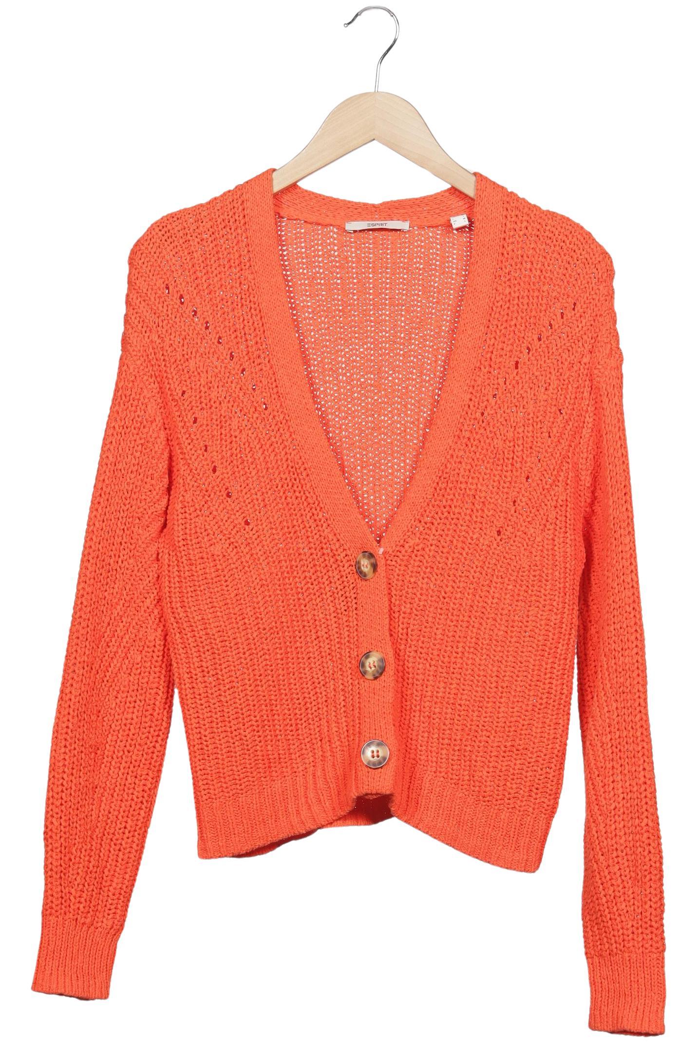 

Esprit Damen Strickjacke, orange, Gr. 38