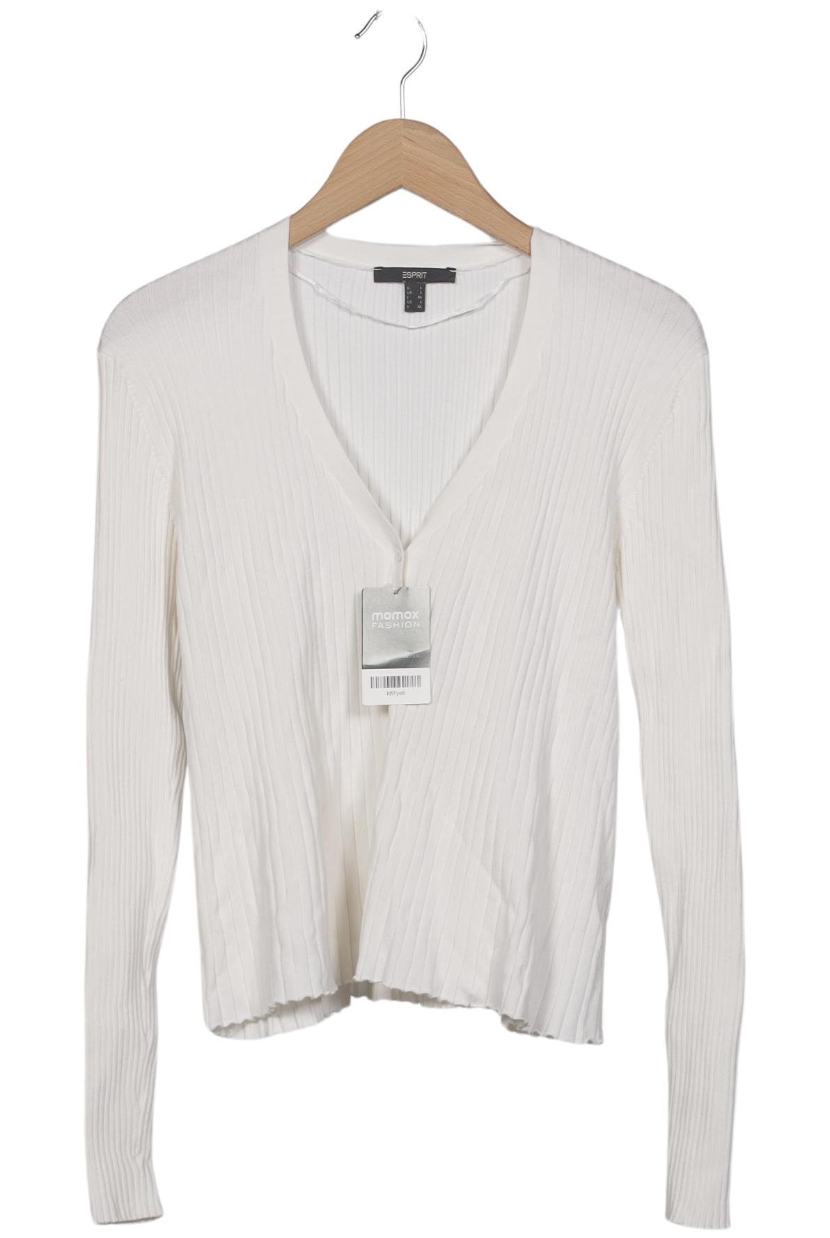 

Esprit Damen Strickjacke, weiß, Gr. 42