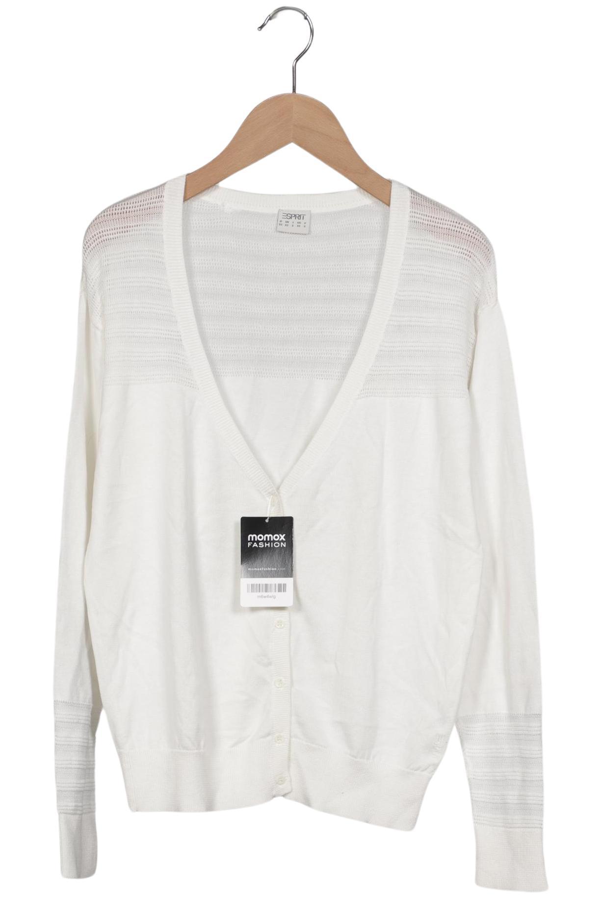 

Esprit Damen Strickjacke, weiß, Gr. 34