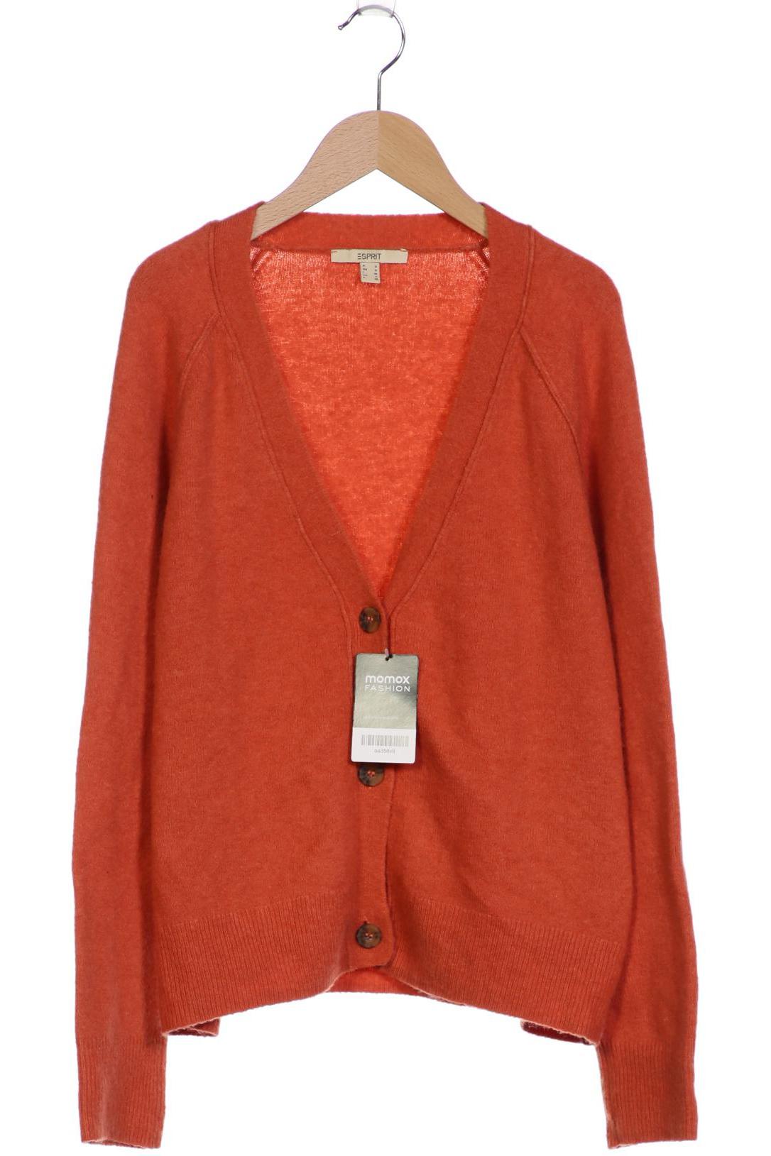 

Esprit Damen Strickjacke, orange, Gr. 36